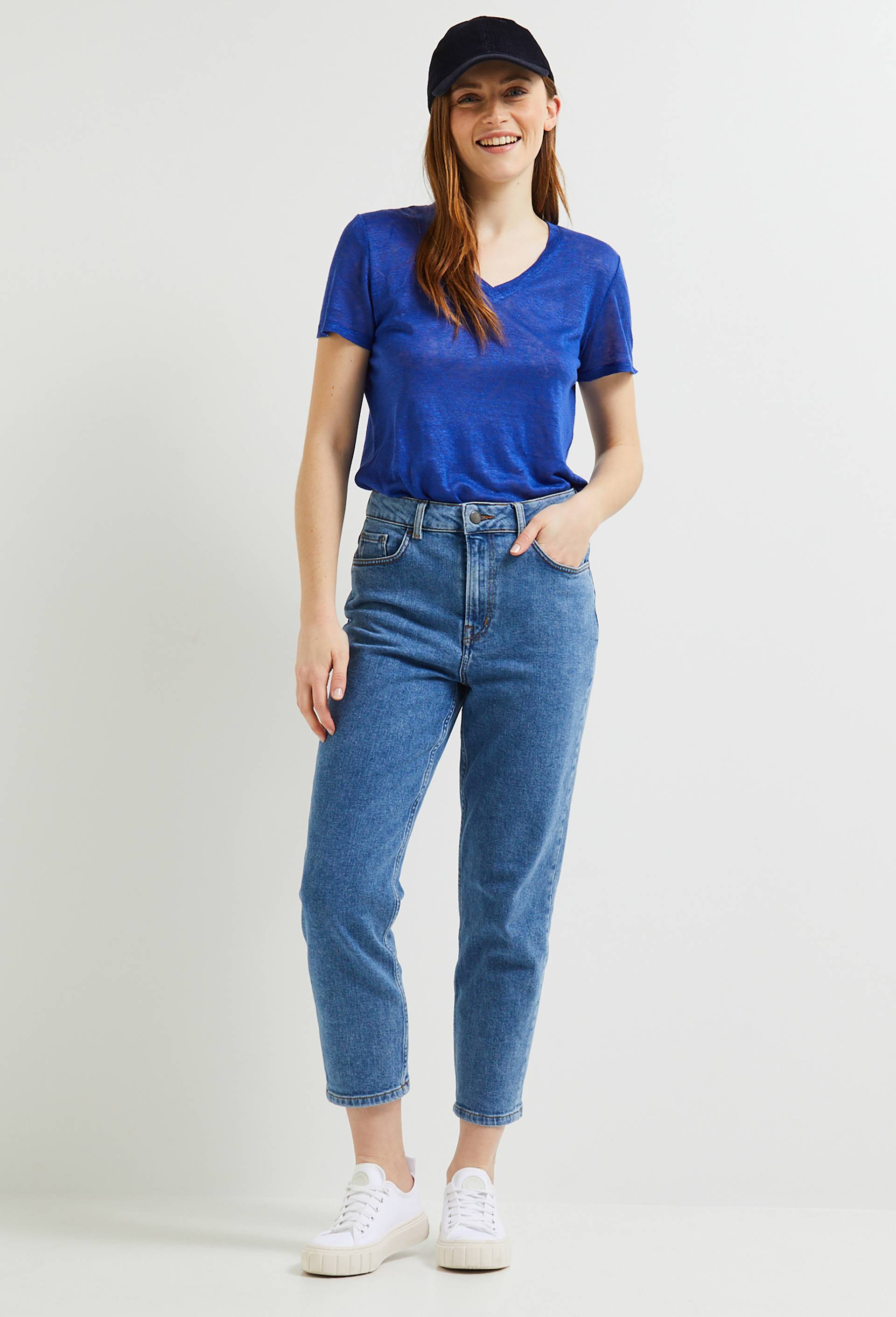 Jean slim, Bleu foncé, large image number 0