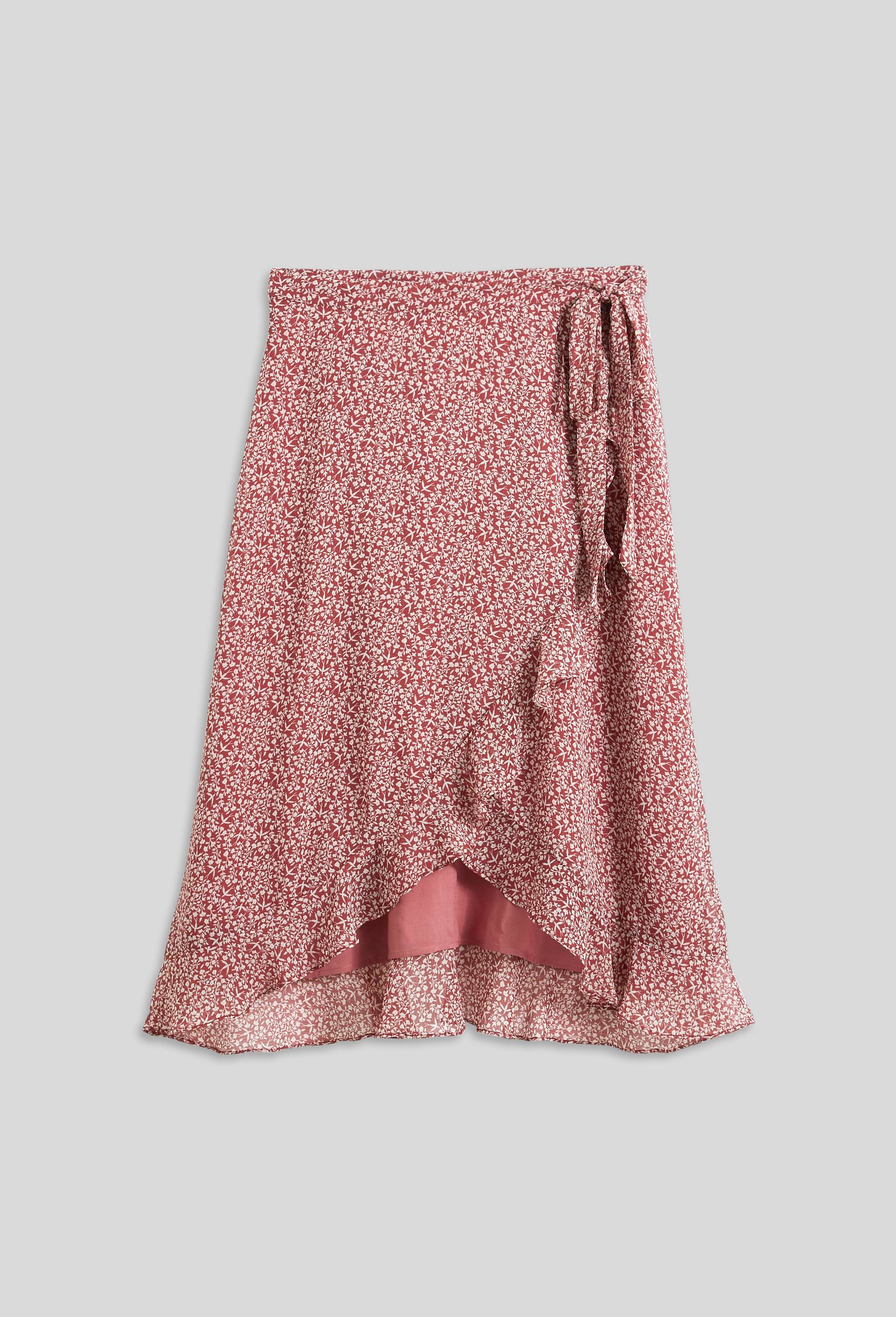 Jupe midi à volants, polyester recyclée, Beige clair, large image number 2