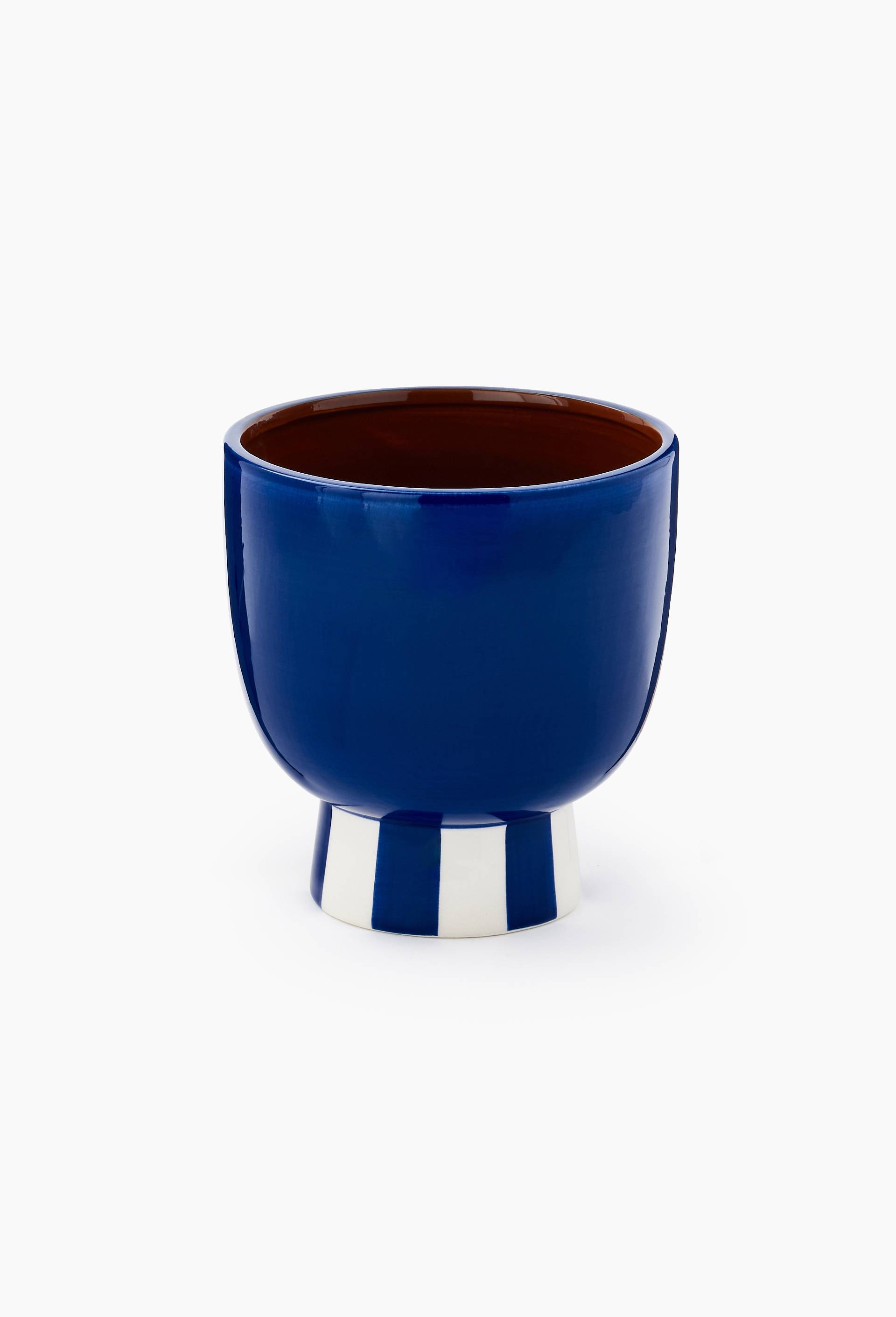 Vase rond effet réactif, BLEU, large image number 0.0