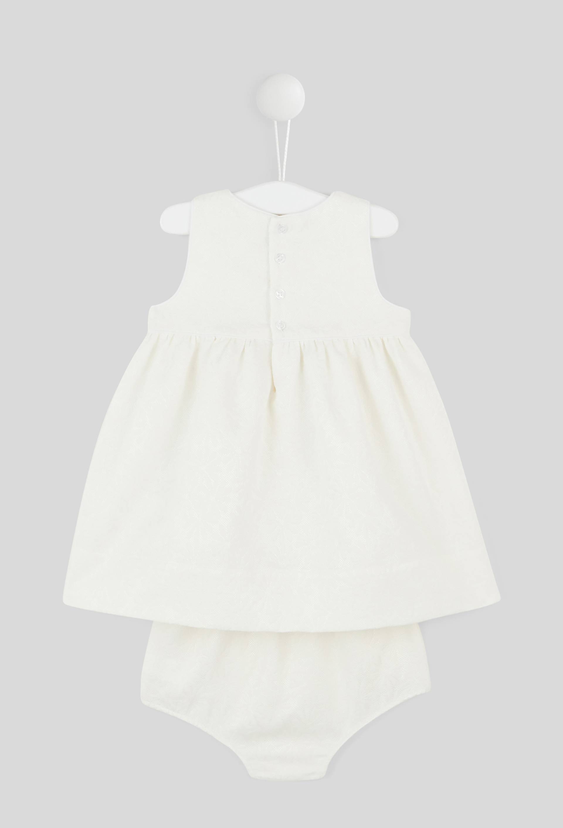 Robe de c&eacute;r&eacute;monie avec bloomer, Ecru, large image number 1