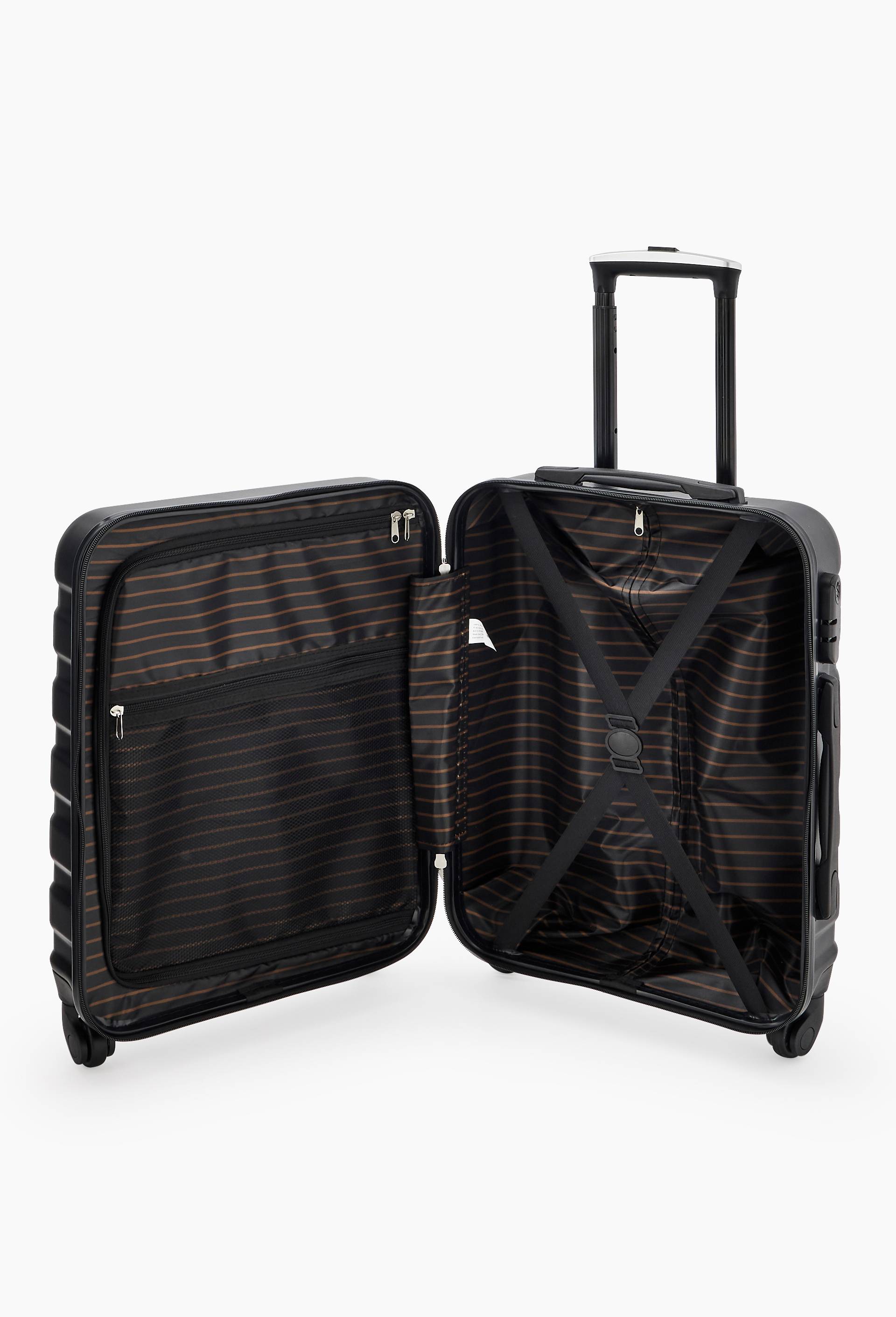 Valise cabine, 55cm, Noir, large image number 1