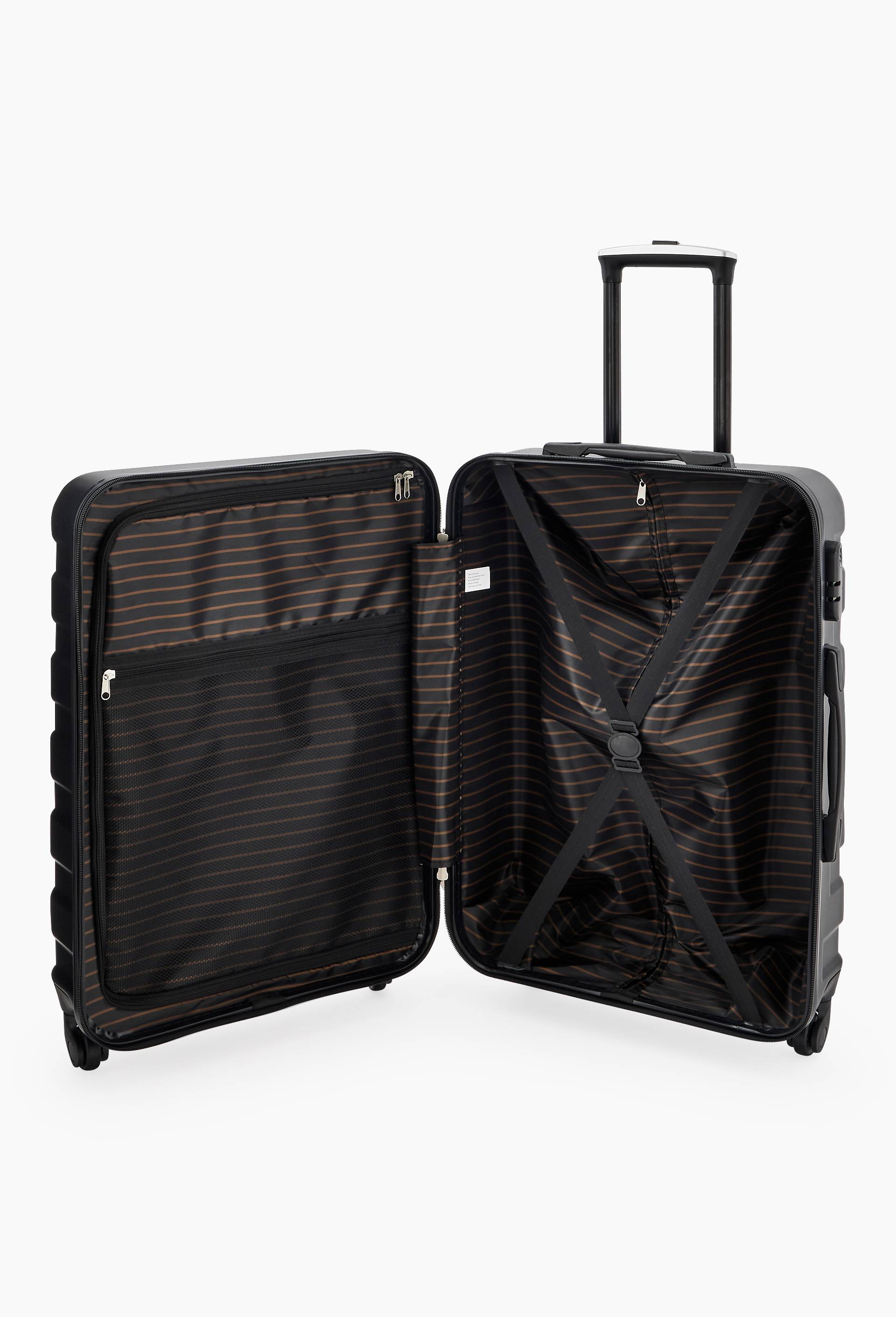 Valise, 65cm, Noir, large image number 1
