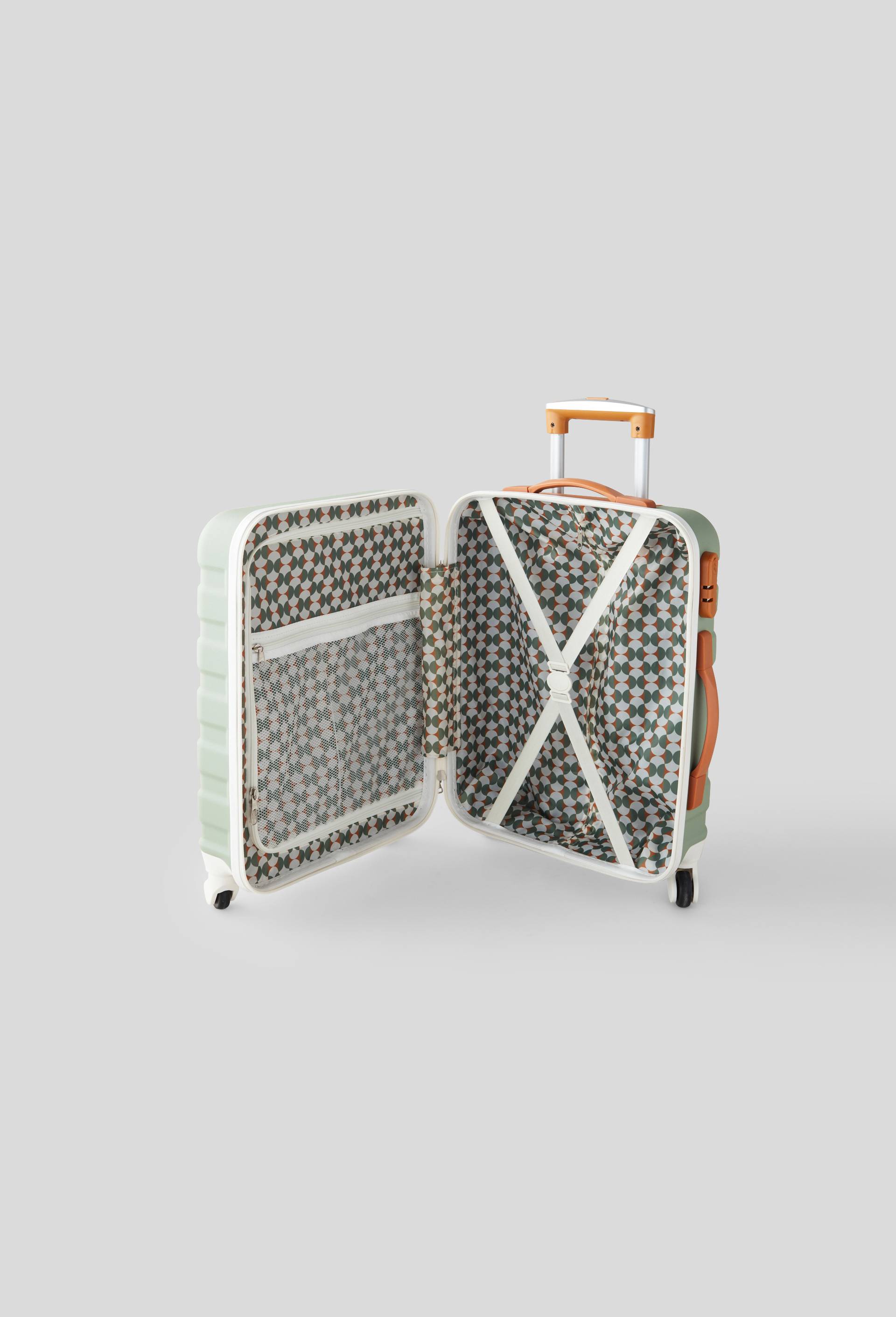 Valise cabine 4 roues, 49cm, L52450037, Violet foncé, large image number 1