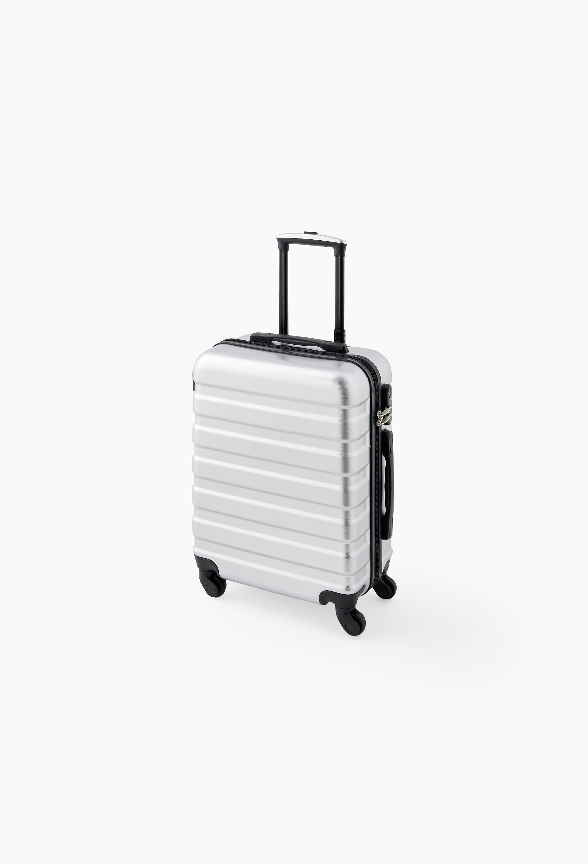 Valise cabine, 55cm, Argent, large image number 0
