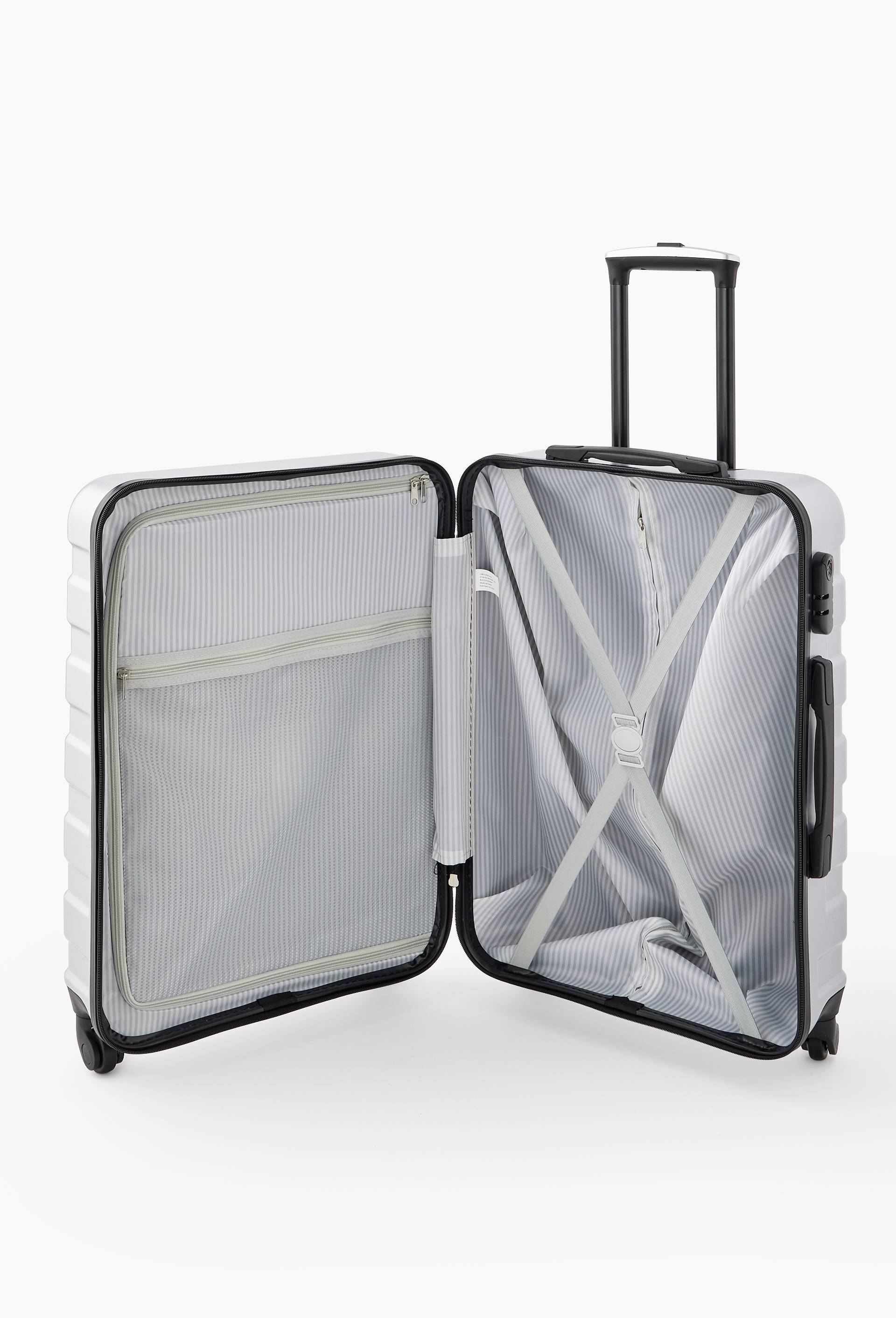 Valise, 65 cm, Argent, large image number 1