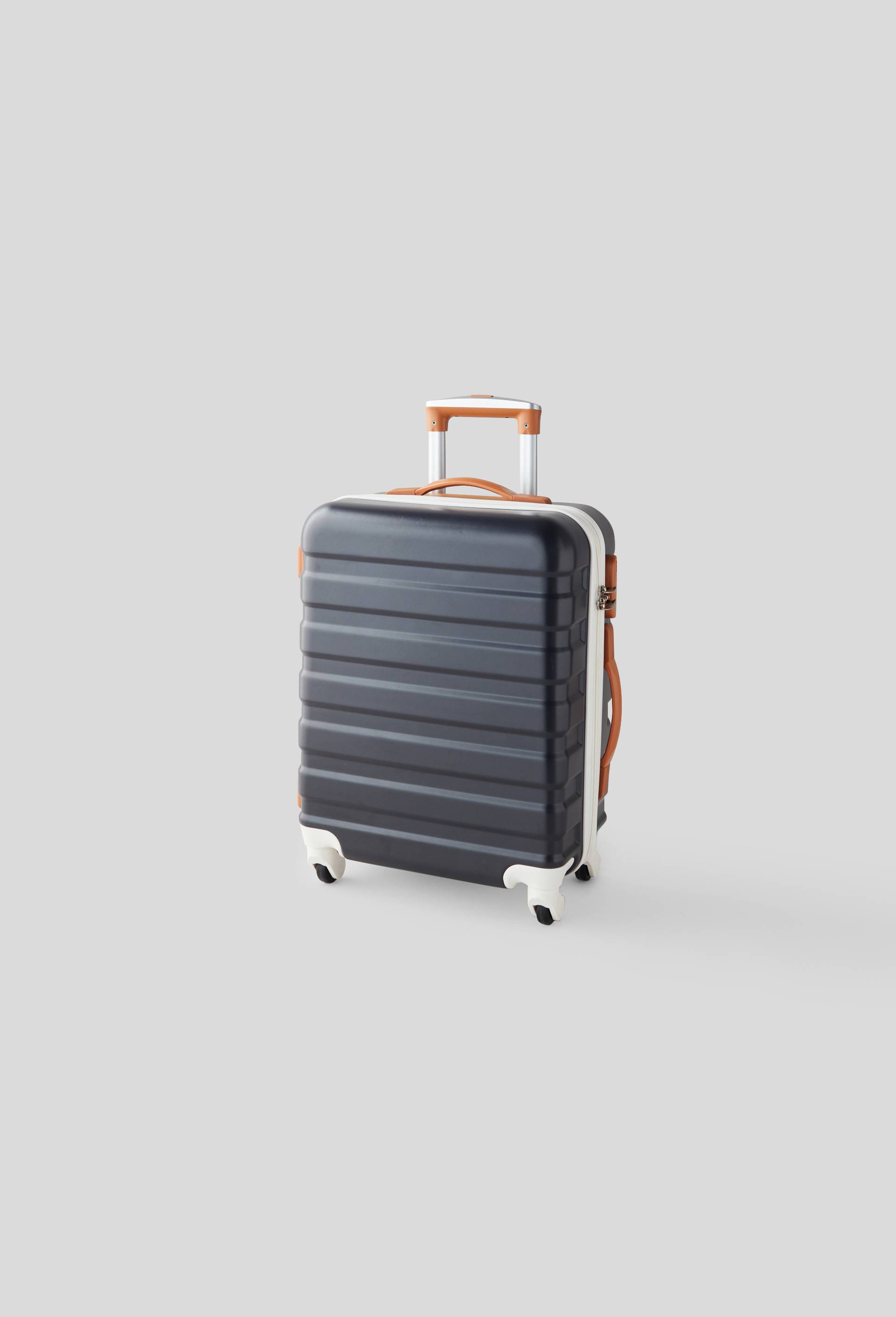 Valise cabine 4 roues, 49cm, L52450044, Bleu foncé, large image number 0.0