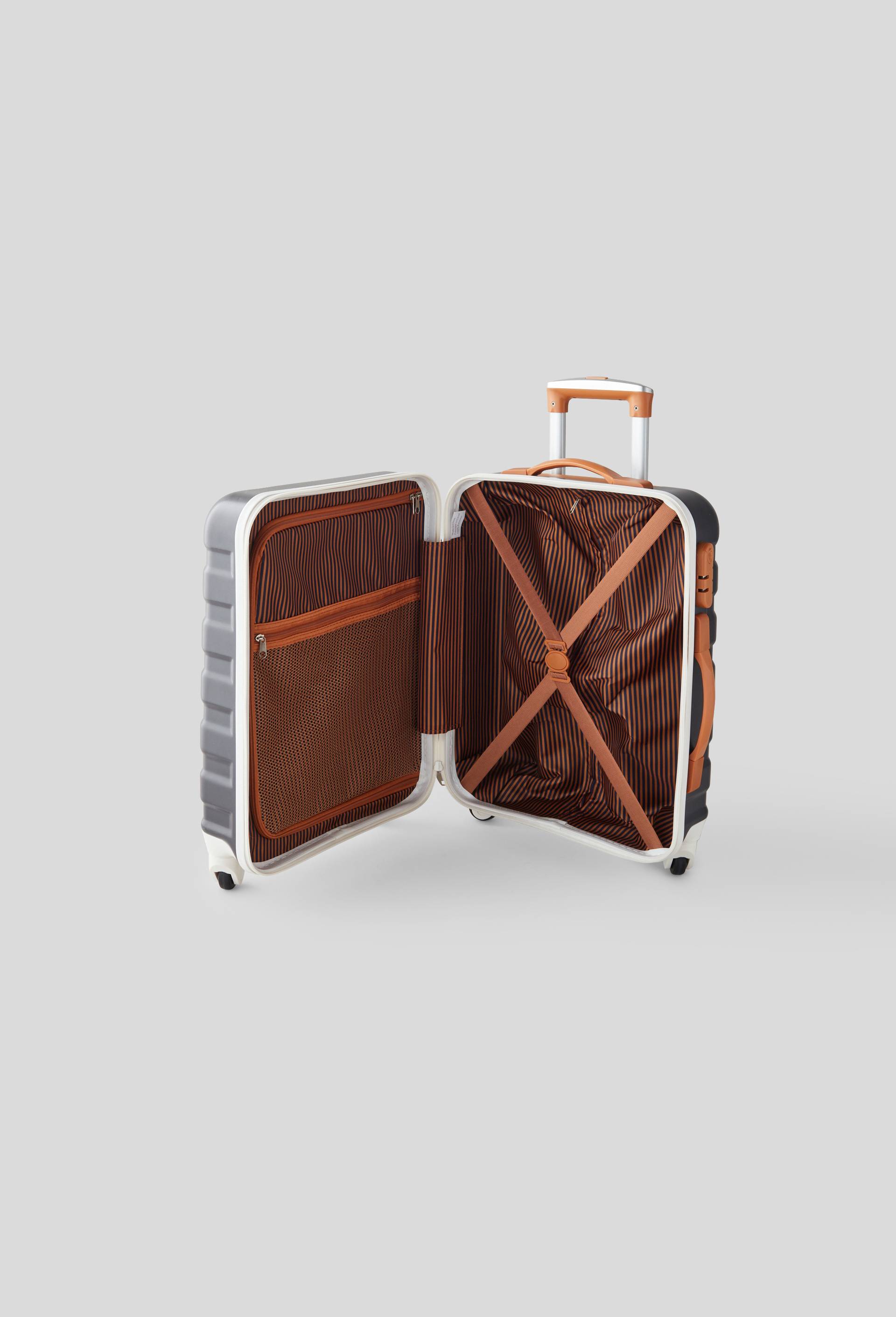 Valise cabine 4 roues, 49cm, L52450044, Bleu foncé, large image number 1