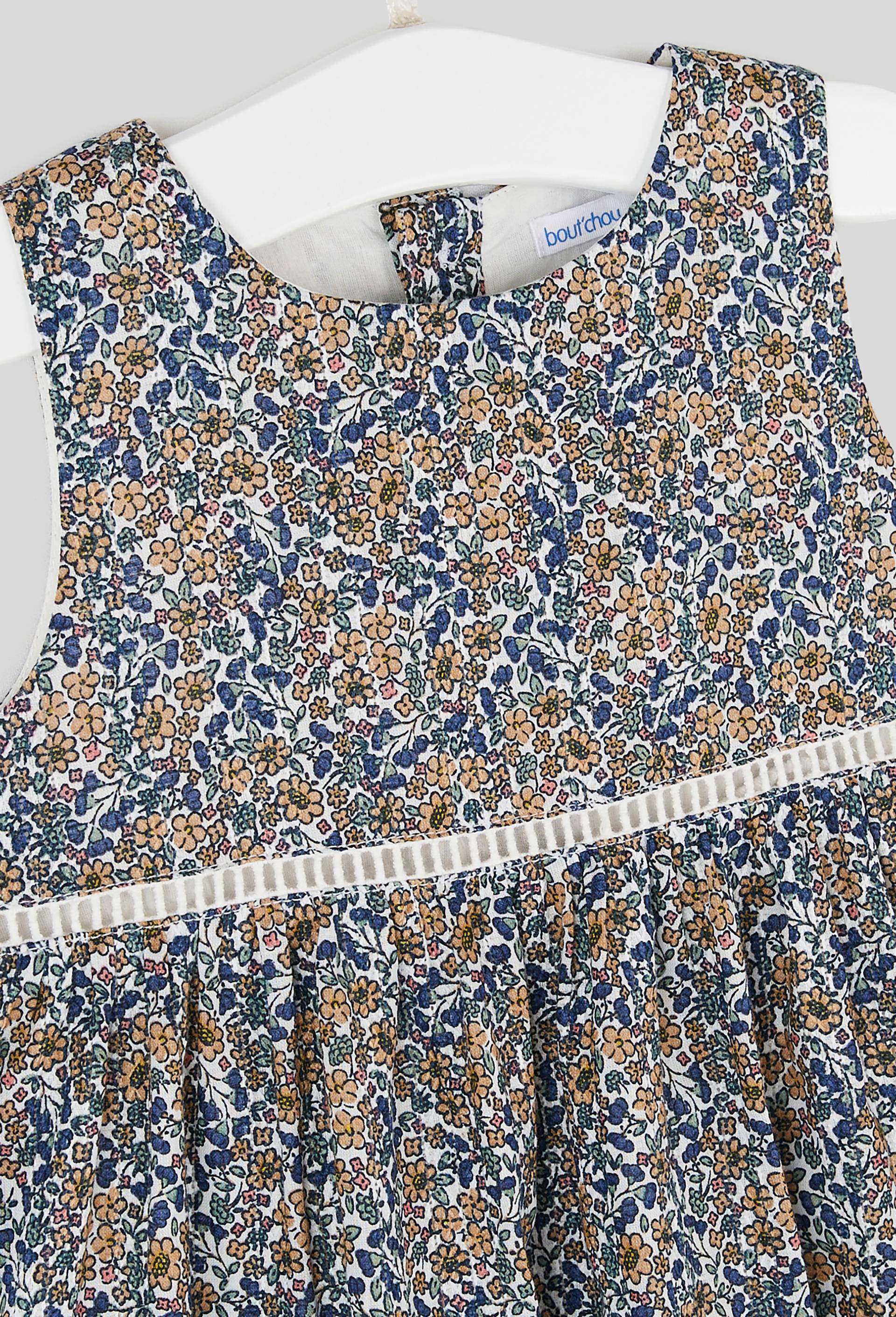 Robe avec bloomer imprimés en coton BIO GOTS, Ecru, large image number 2.0