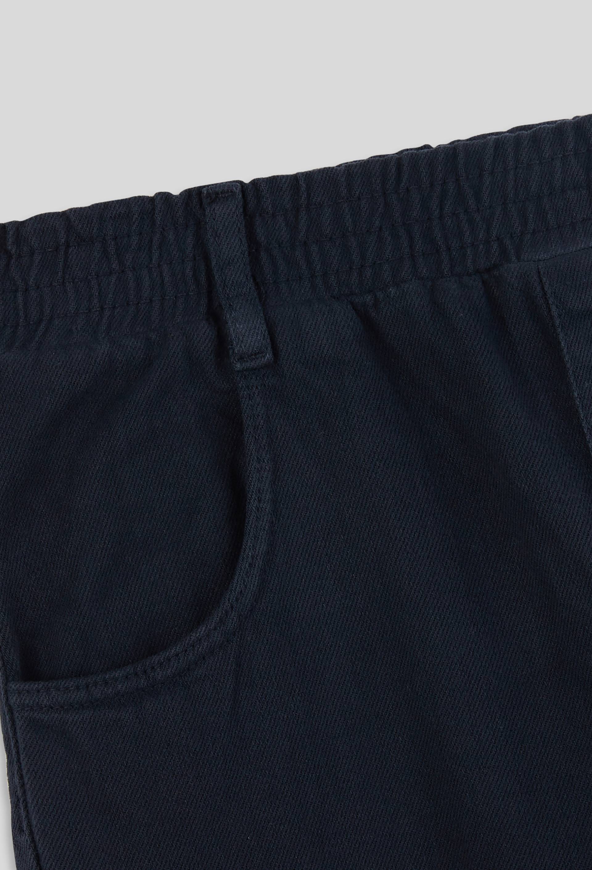 Pantalon ballon avec ceinture elastiquée, Oeko-Tex, Bleu foncé, large image number 3