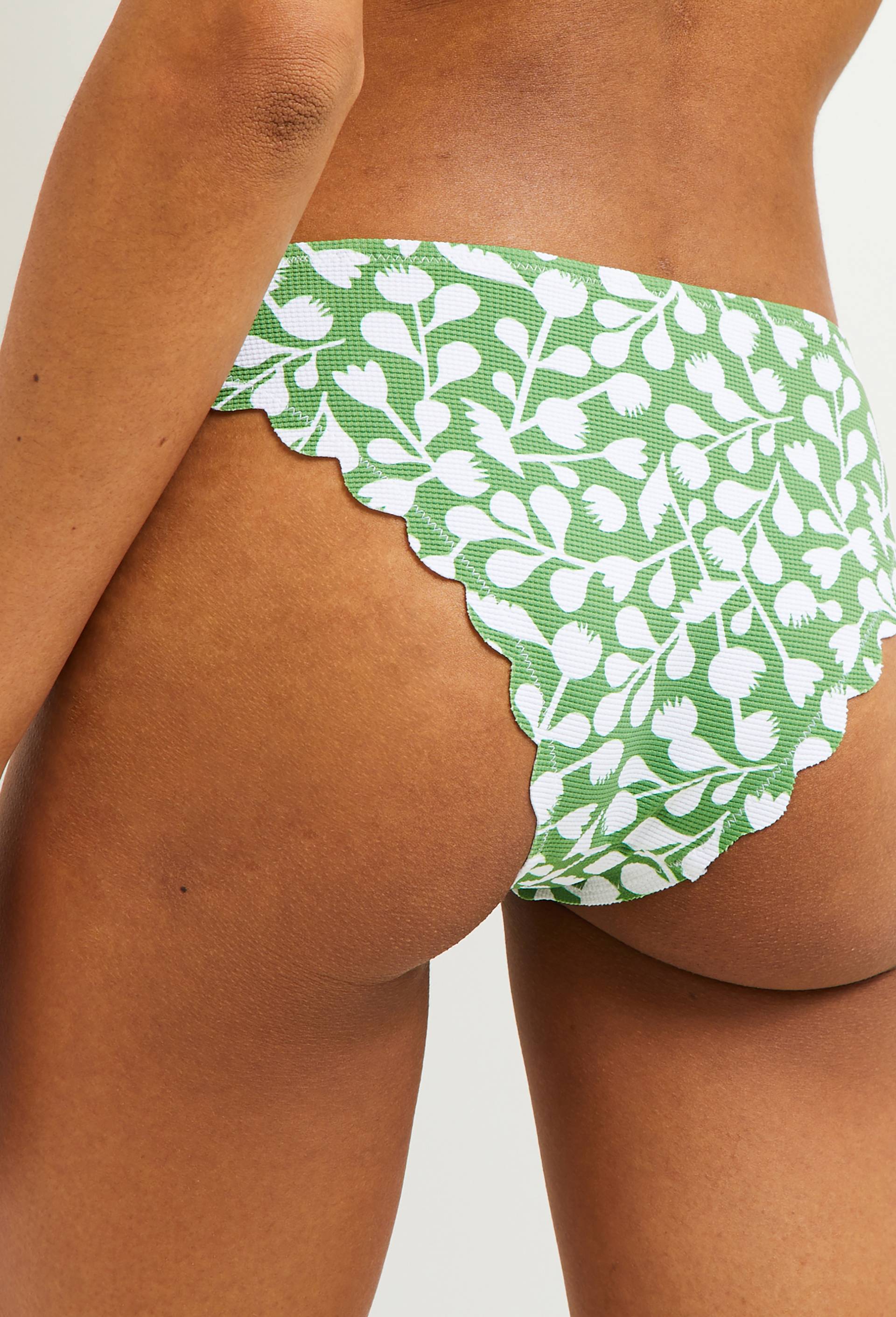 Culotte classique maillot de bain, matière recyclée, Vert, large image number 1.0