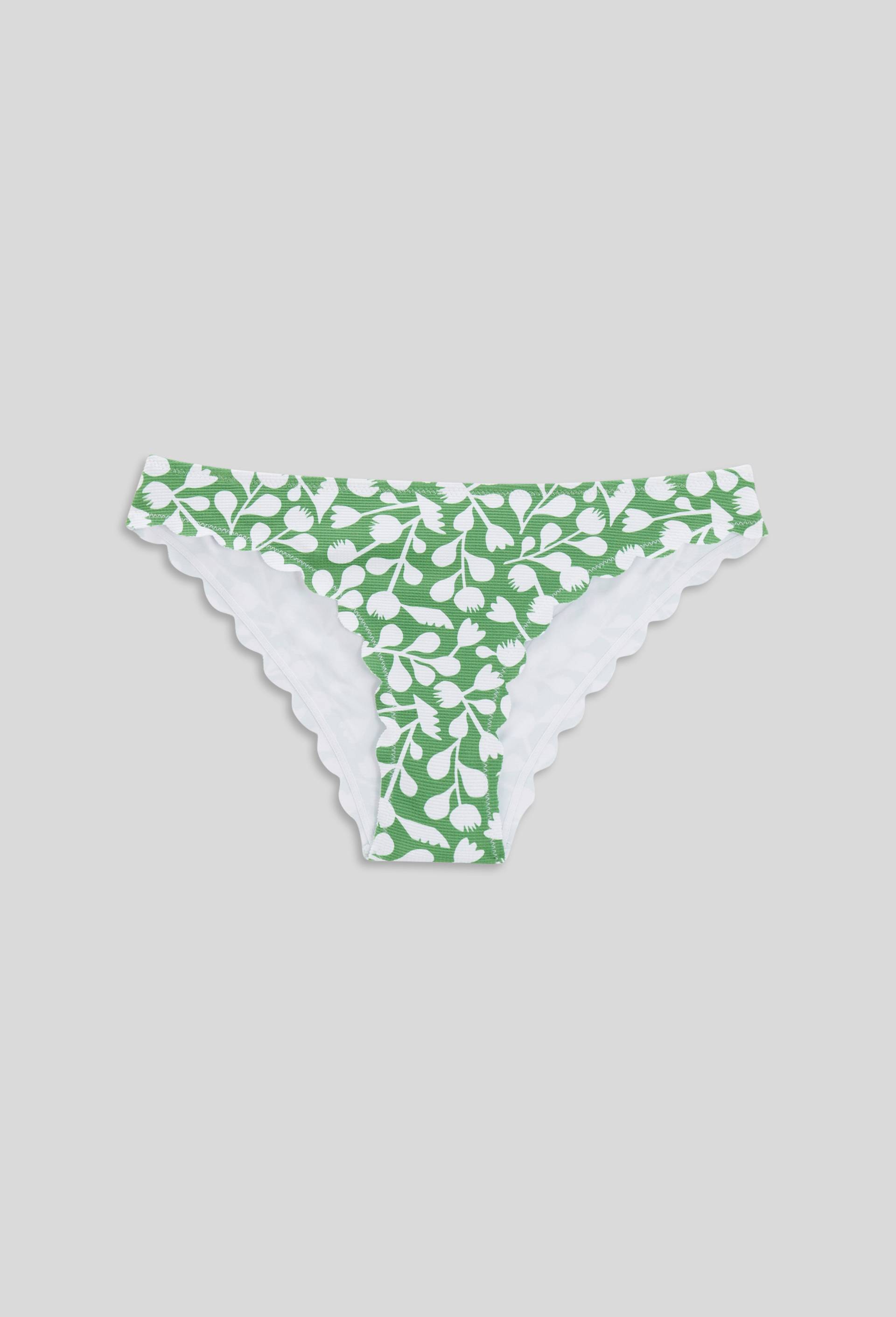 Culotte classique maillot de bain, matière recyclée, Vert, large image number 2