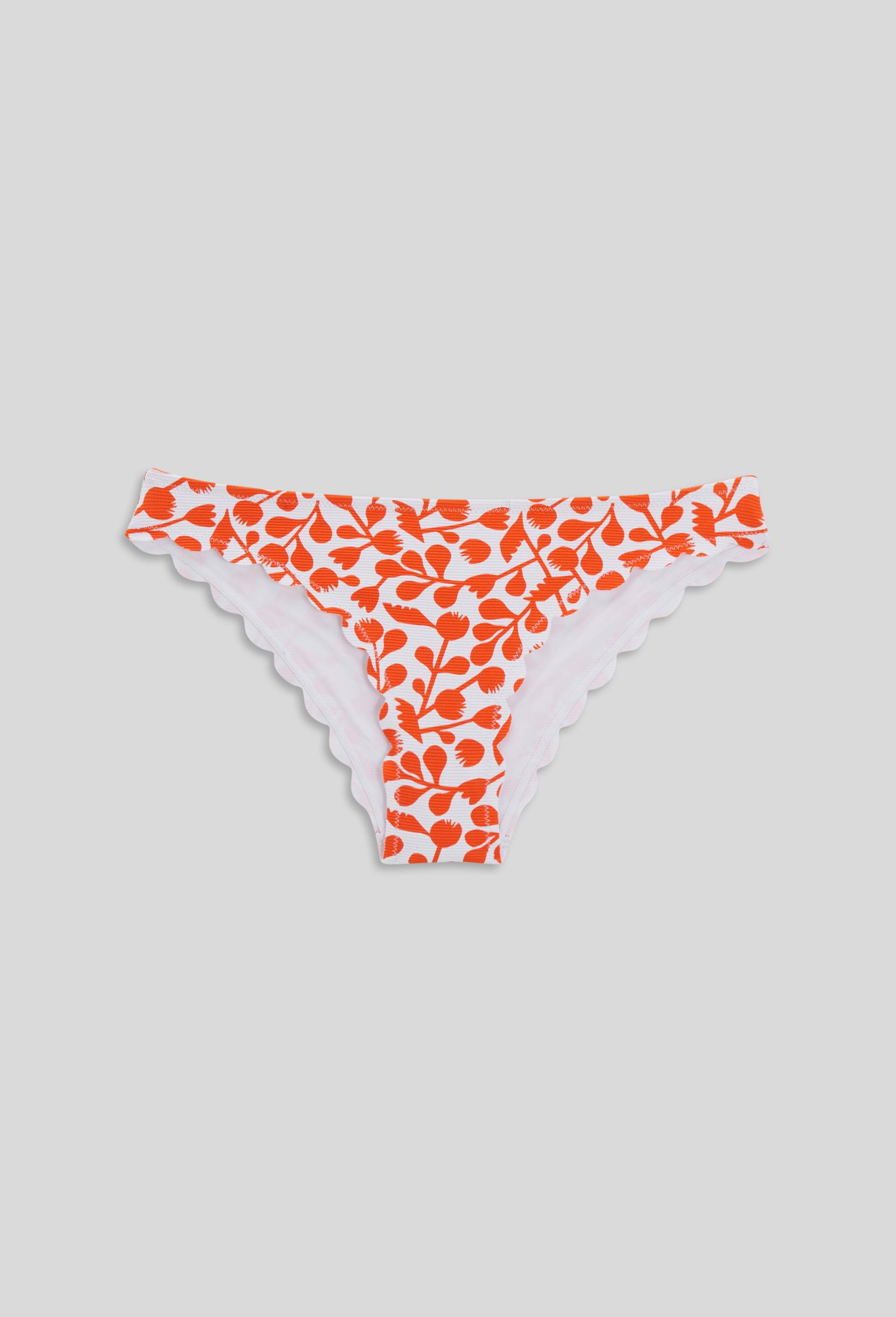 Culotte classique maillot de bain, matière recyclée, Orange, large image number 2.0