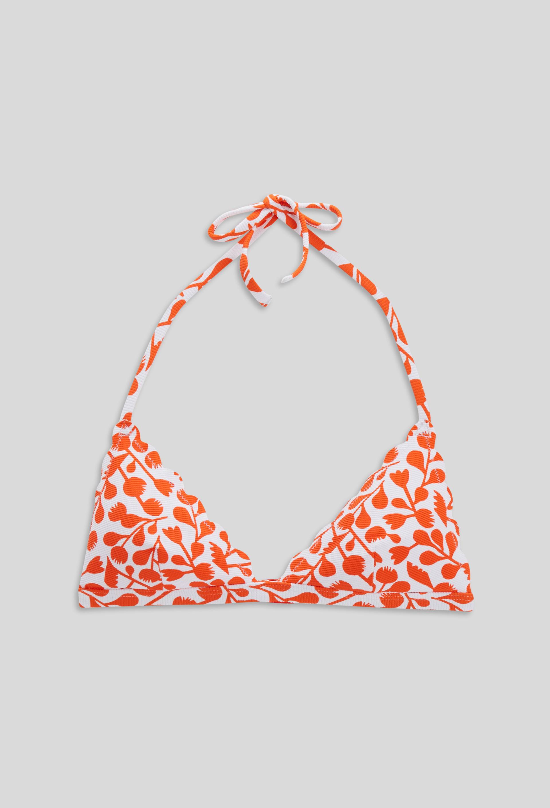 Triangle maillot de bain, mati&egrave;re recycl&eacute;e, Orange, large image number 2
