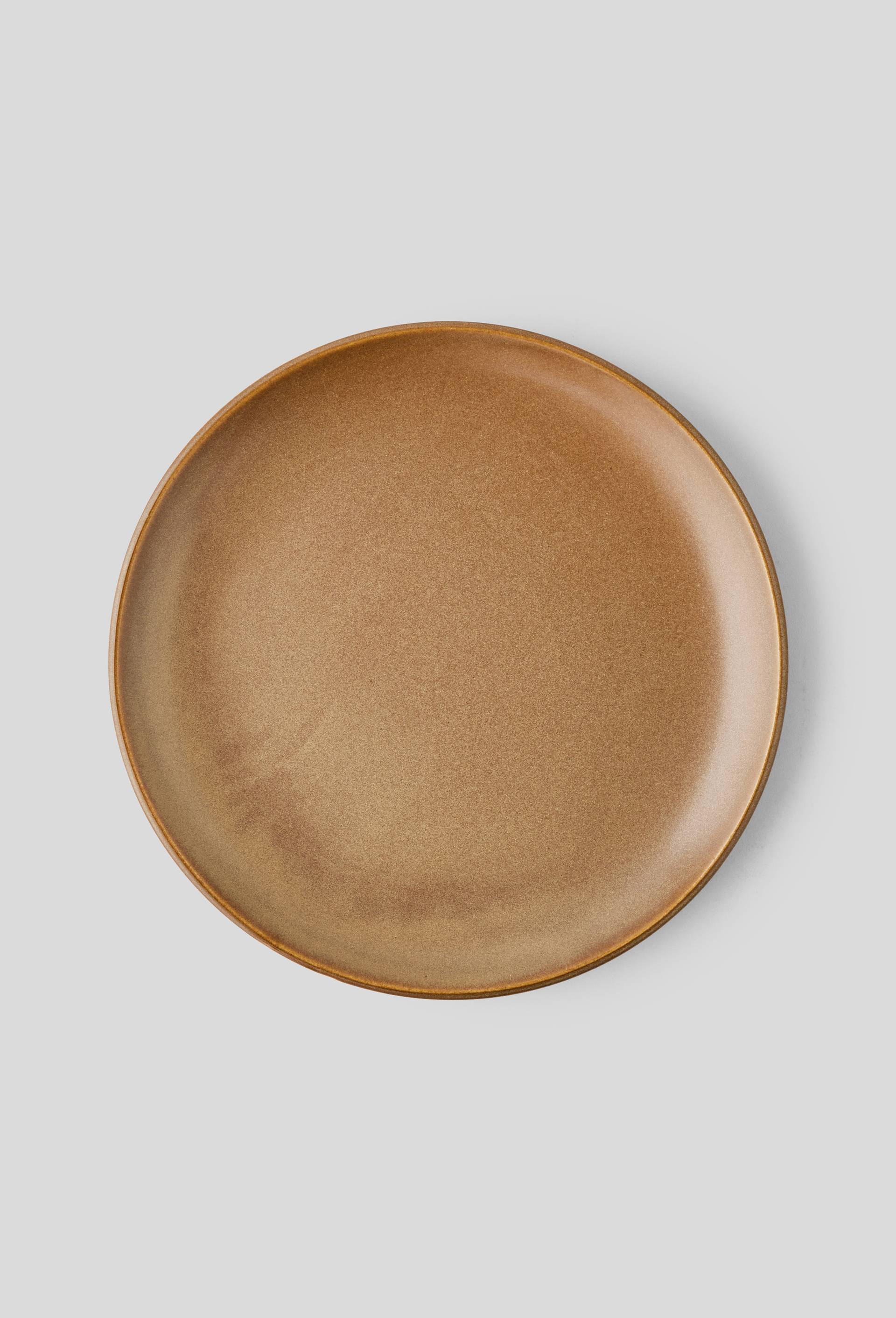 Assiette plate, finition réactive, Beige foncé, large image number 0.0