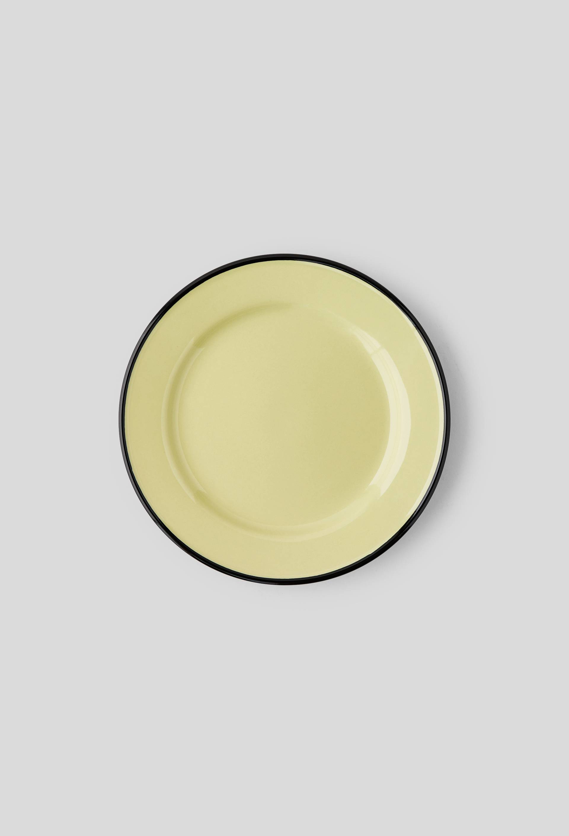 Assiette à dessert liseré, 21cm, Vert clair, large image number 0