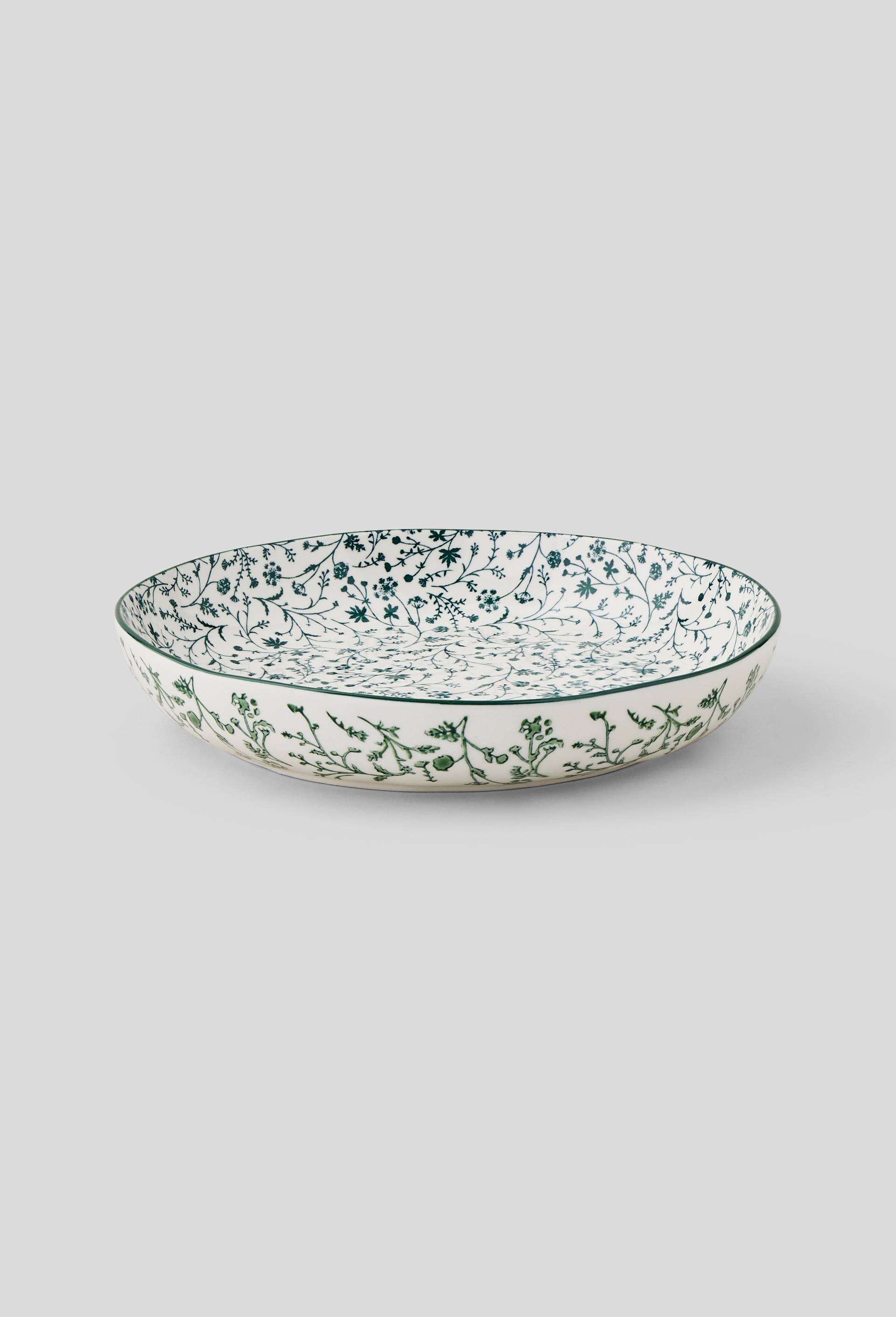 Saladier imprimé, 25 cm, Blanc, large image number 0