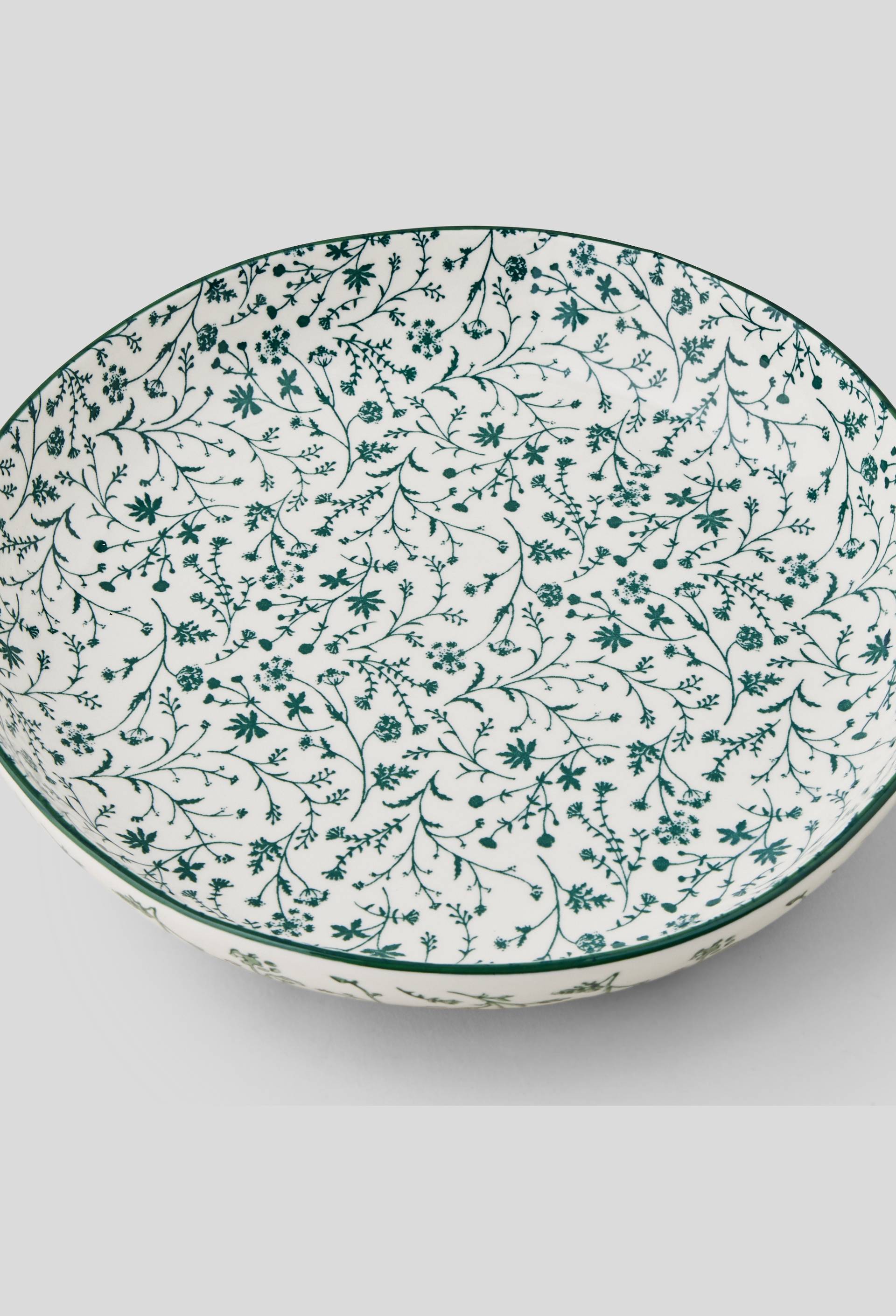 Saladier imprimé, 25 cm, Blanc, large image number 1