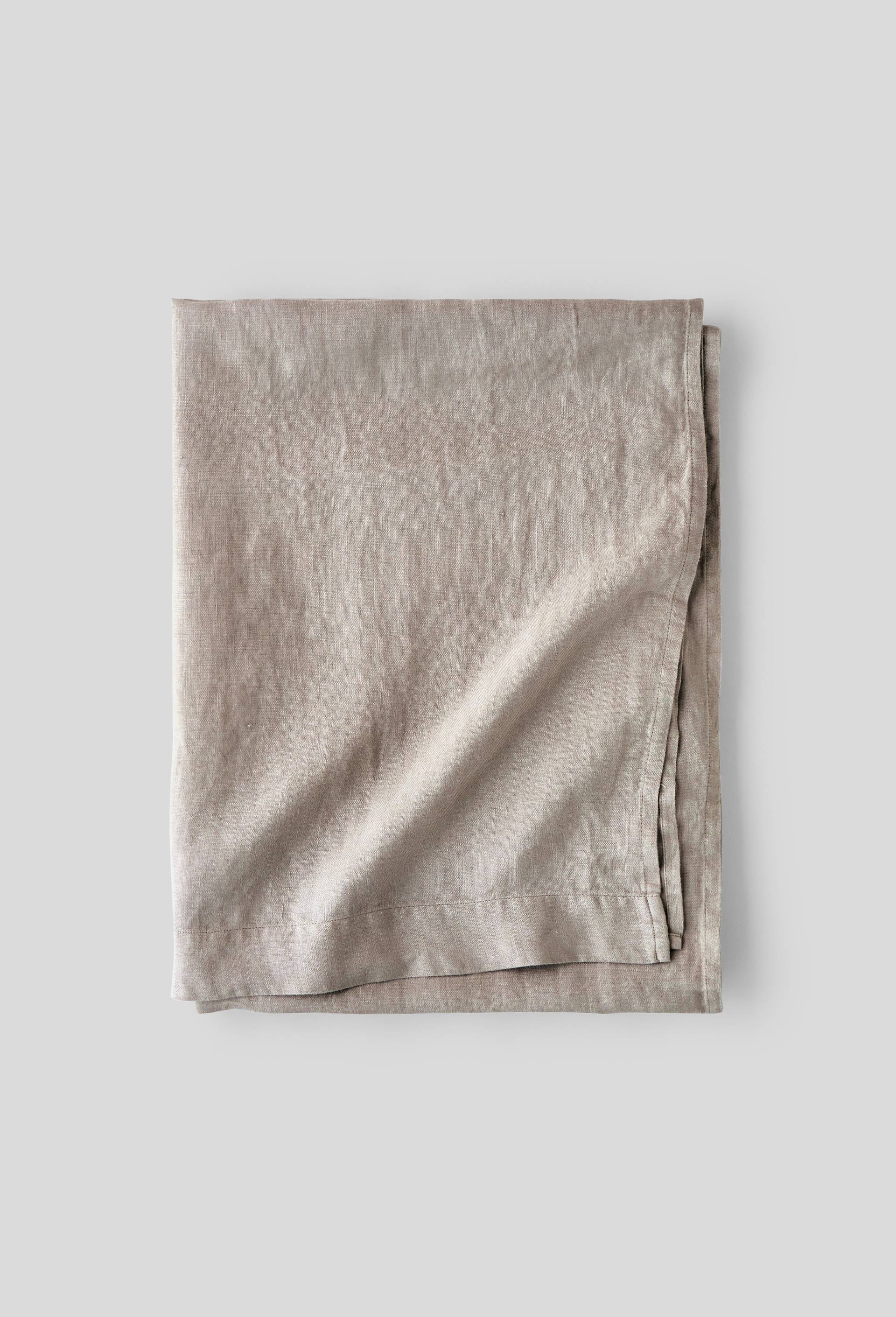 Drap plat, 180X290 cm, lin, 145 de grammage par mètre carré, euroflax, Gris, large image number 0