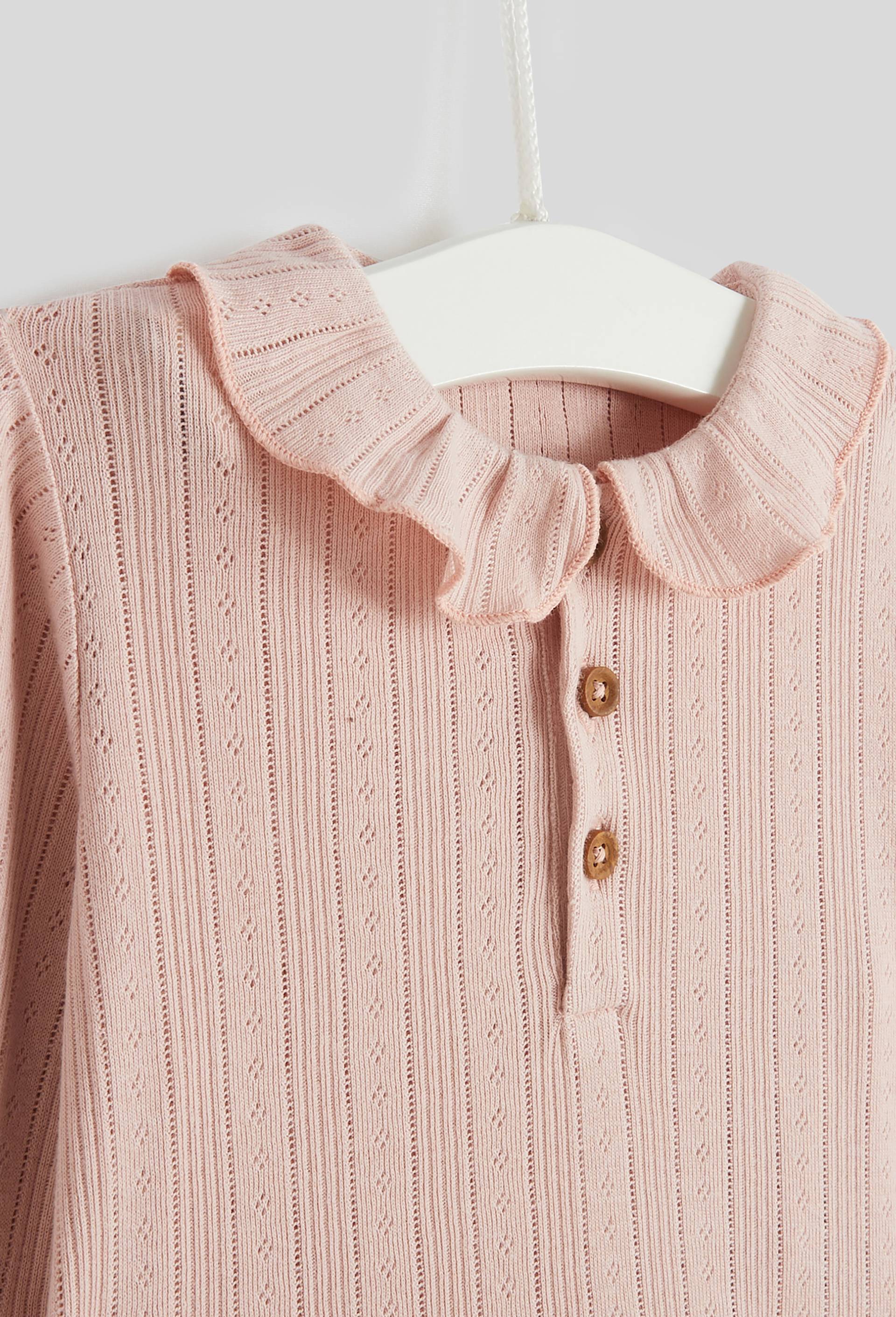 Pyjama en coton BIO, Rose clair, large image number 2