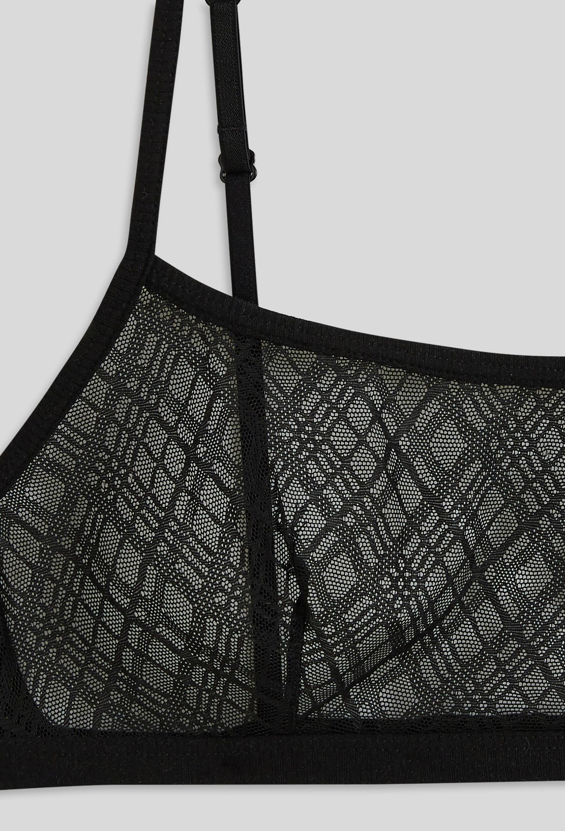Brassière SHIRLEY en dentelle, Oeko-Tex, Noir, large image number 2