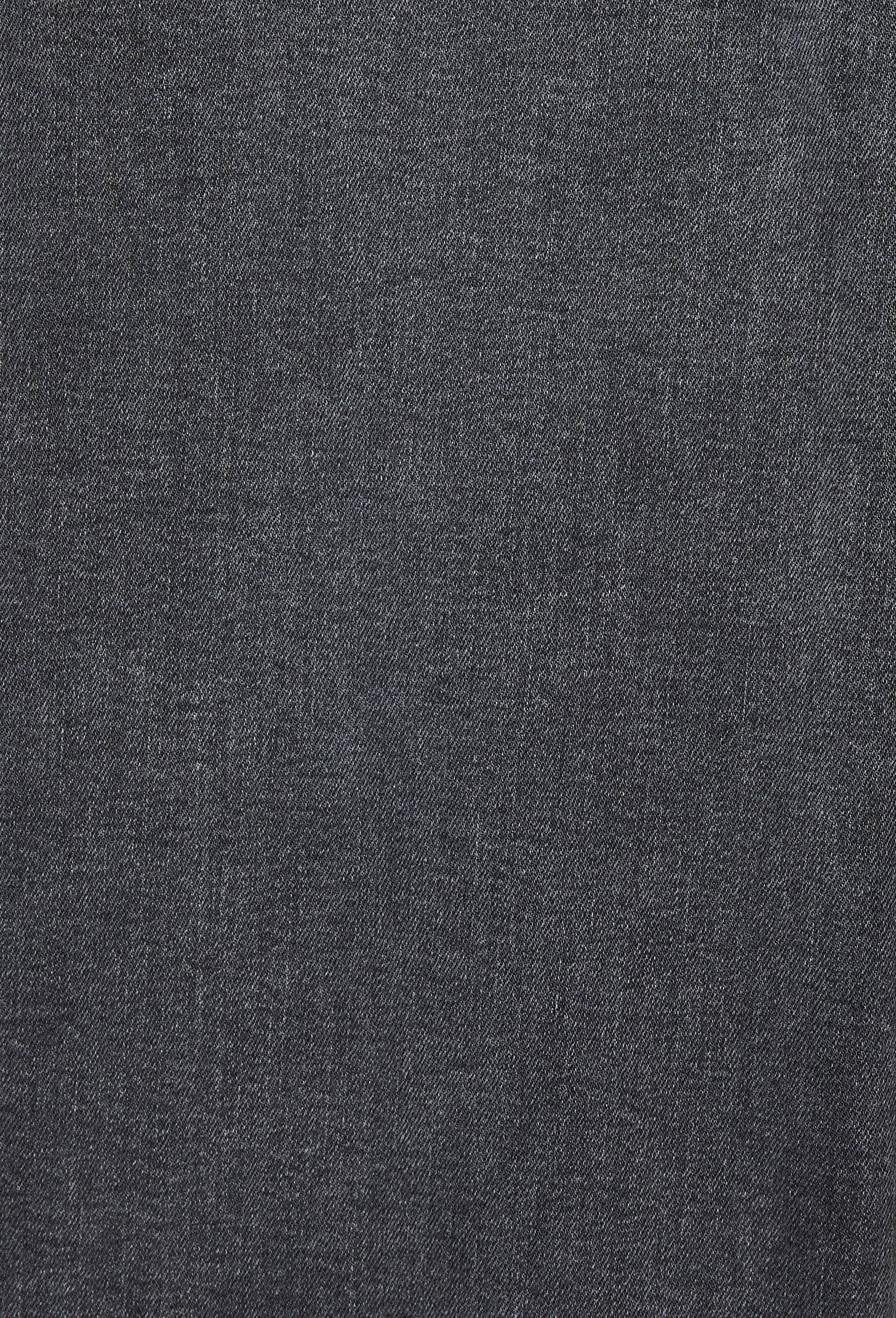 Jean large taille haute crop, Gris fonc&eacute;, large image number 5