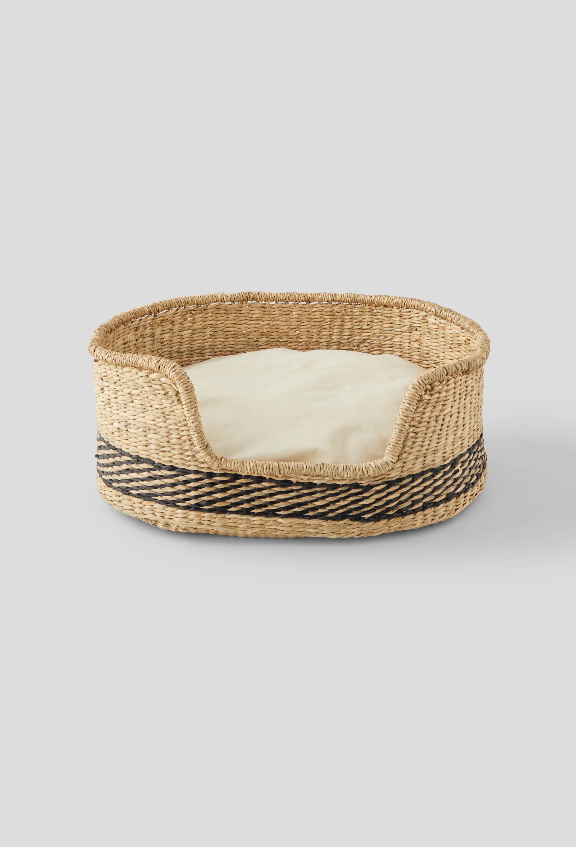 Panier pour chien, 50x40x20cm, en jonc de mer, Beige clair, large image number 0.0