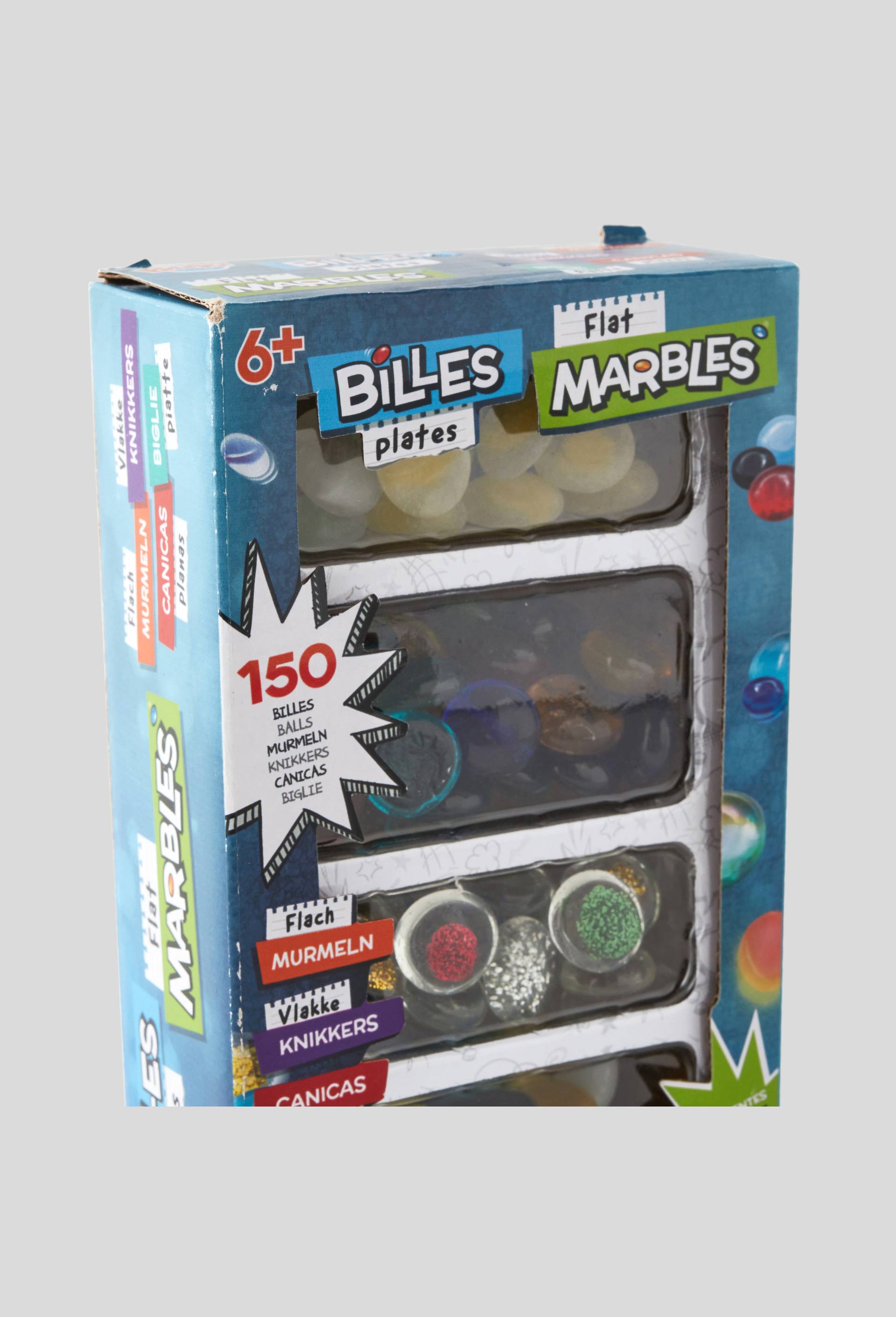 COFFRET BILLES PLATES, Multicolore, large image number 1.0