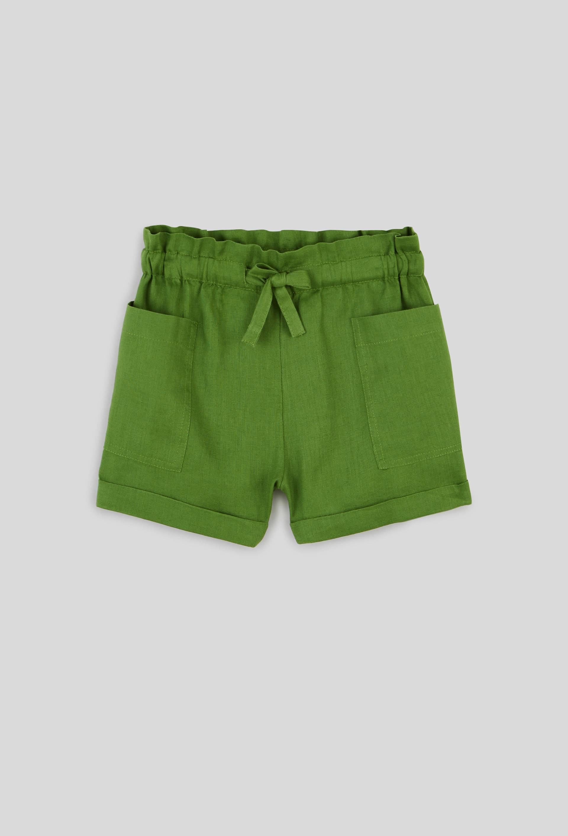 Short uni en lin, Vert, large image number 0