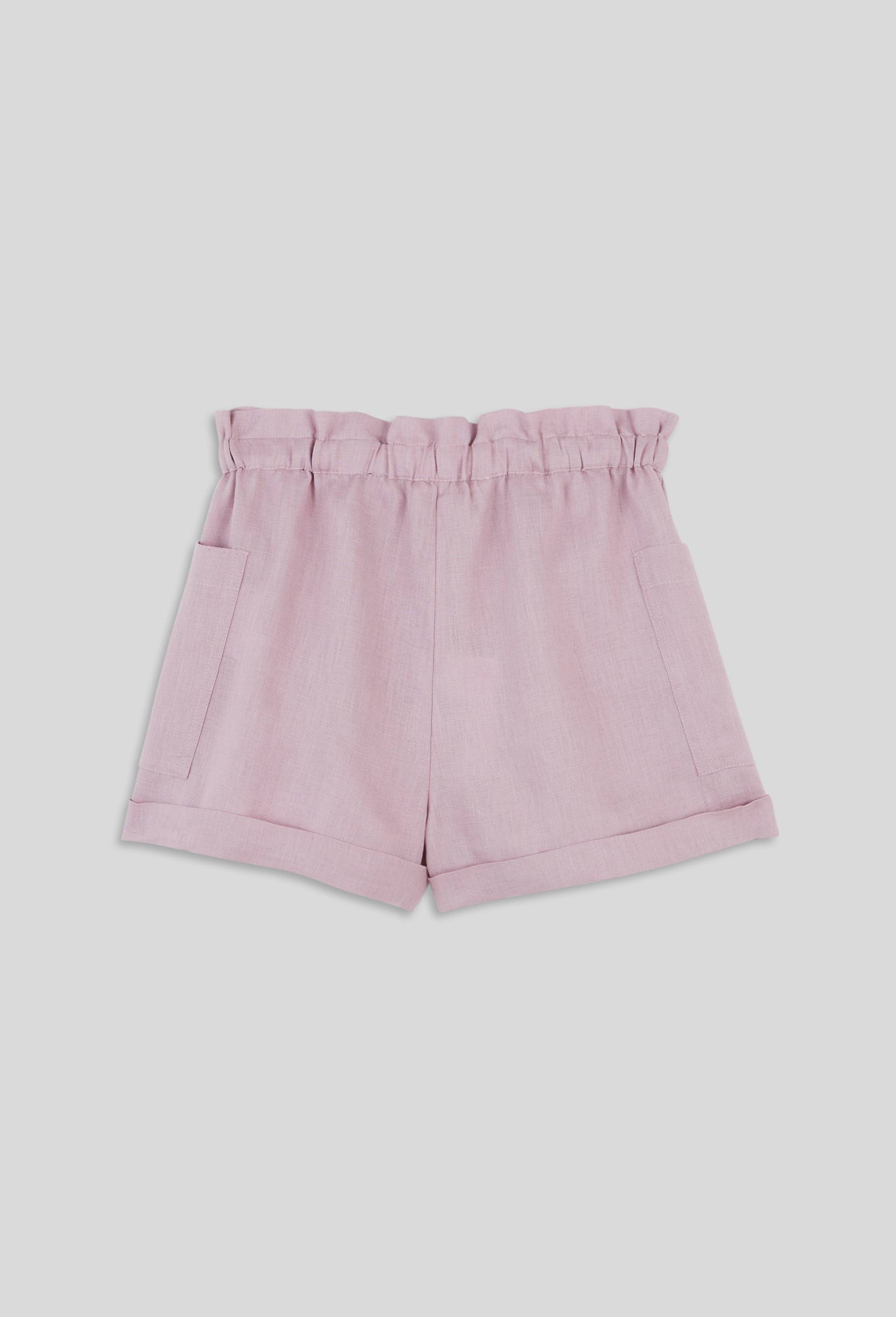 Short uni en lin, Violet clair, large image number 2