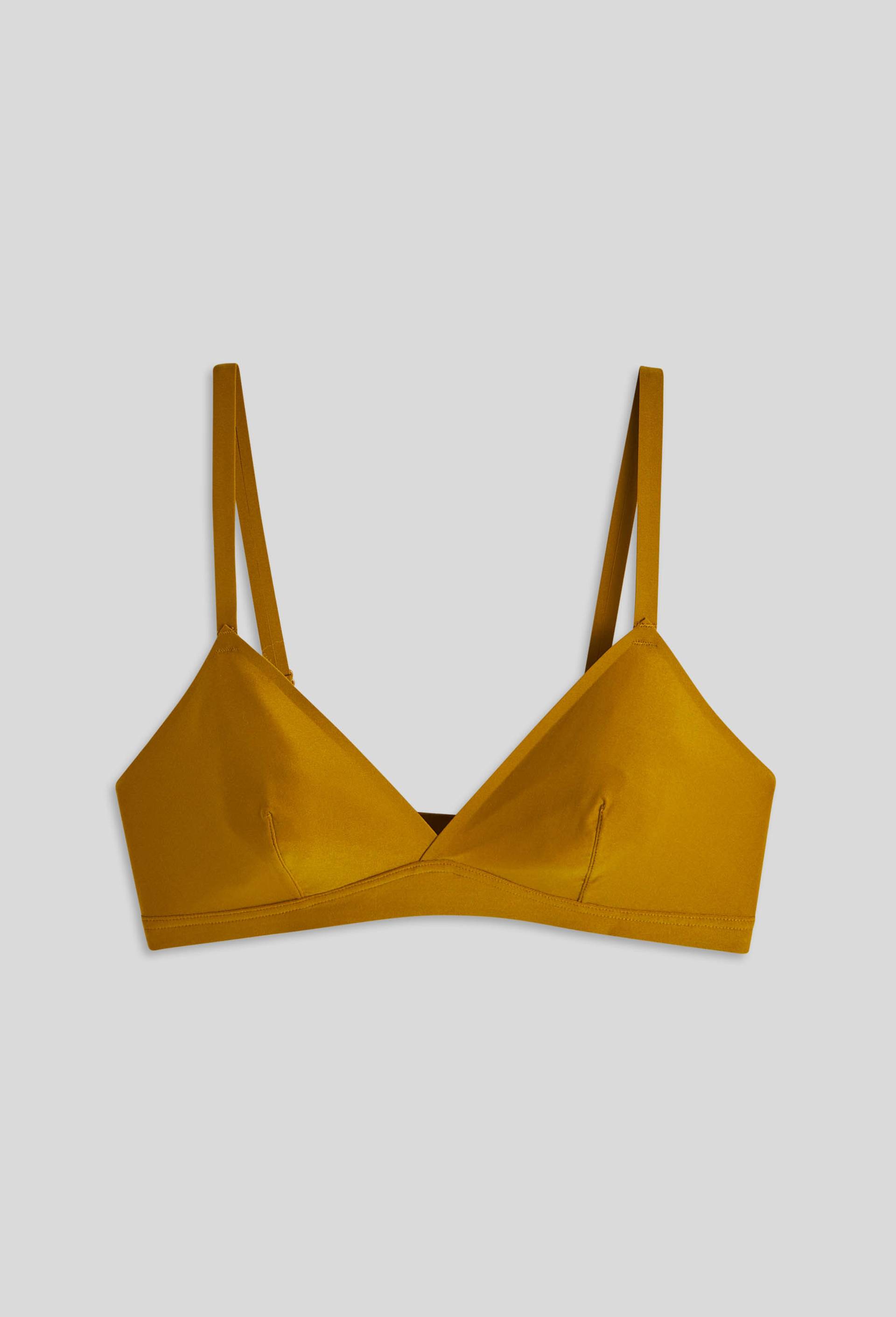 Soutien-gorge triangle JULIA en microfibre, Oeko-Tex, Jaune foncé, large image number 2