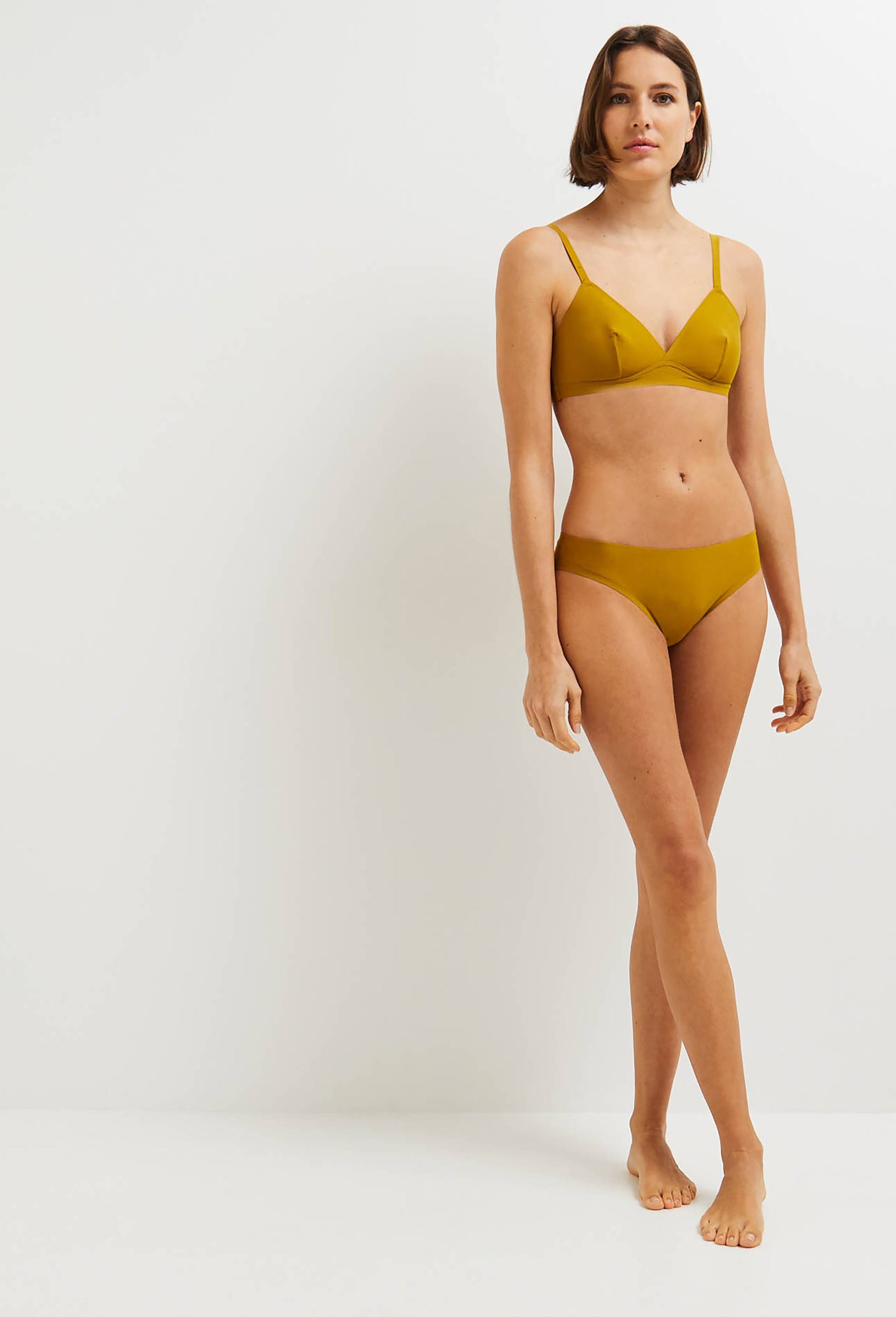 Culotte JULIA en microfibre, Oeko-Tex, Jaune foncé, large image number 0.0