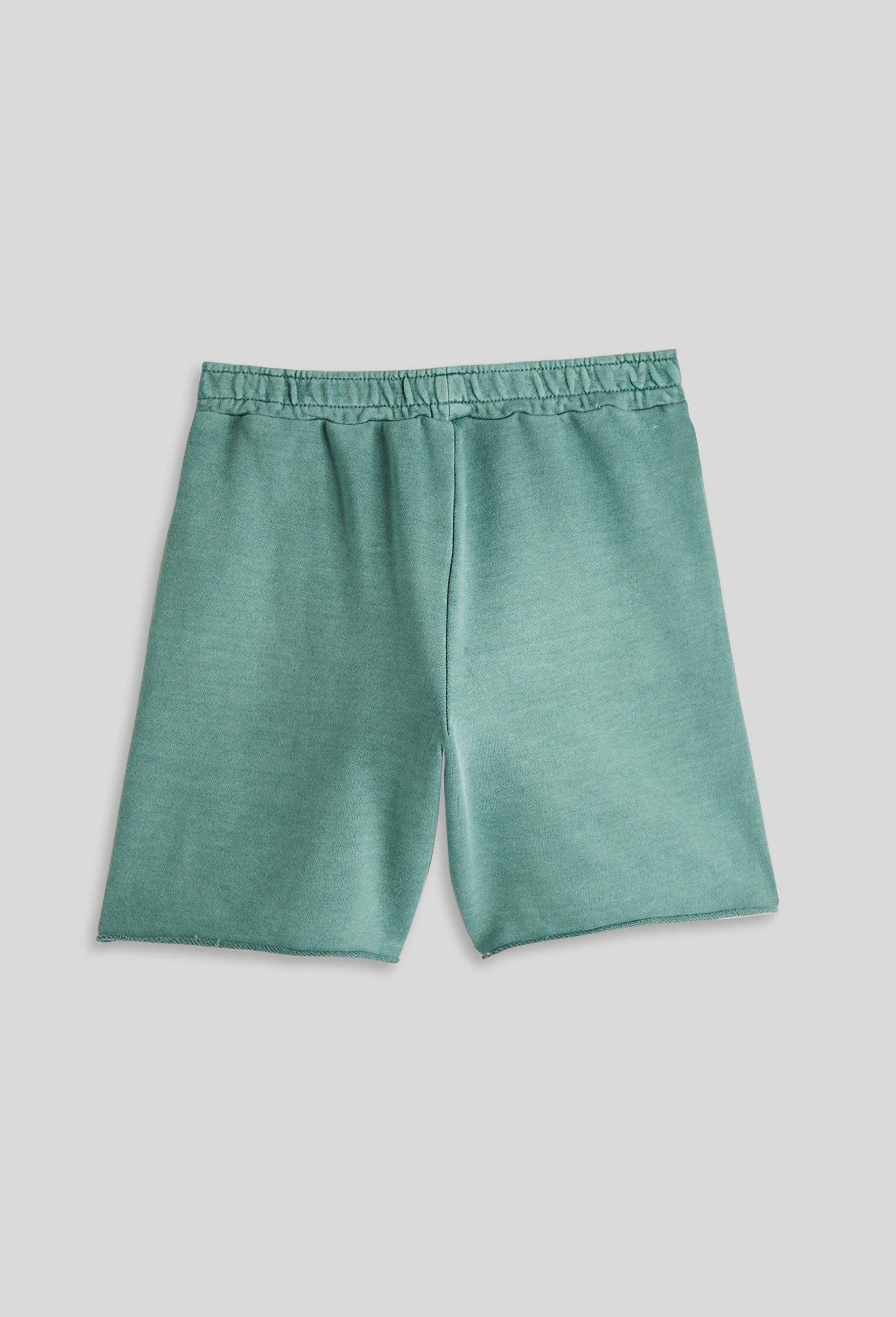 Short surteint confort avec détail empiècements poches et taille élastique, BIO, Vert clair, large image number 2.0