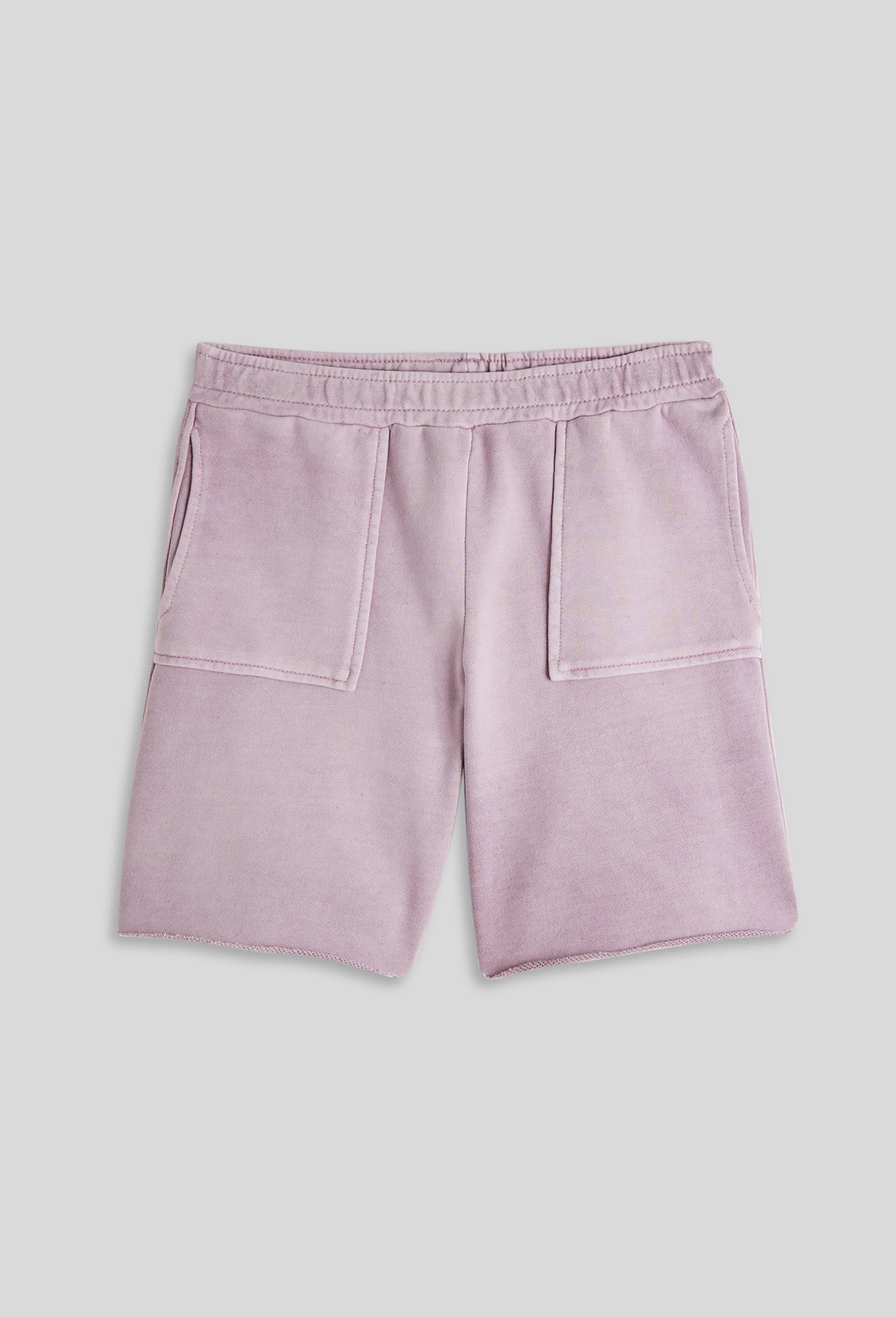 Short surteint confort avec détail empiècements poches et taille élastique, BIO, Violet, large image number 1