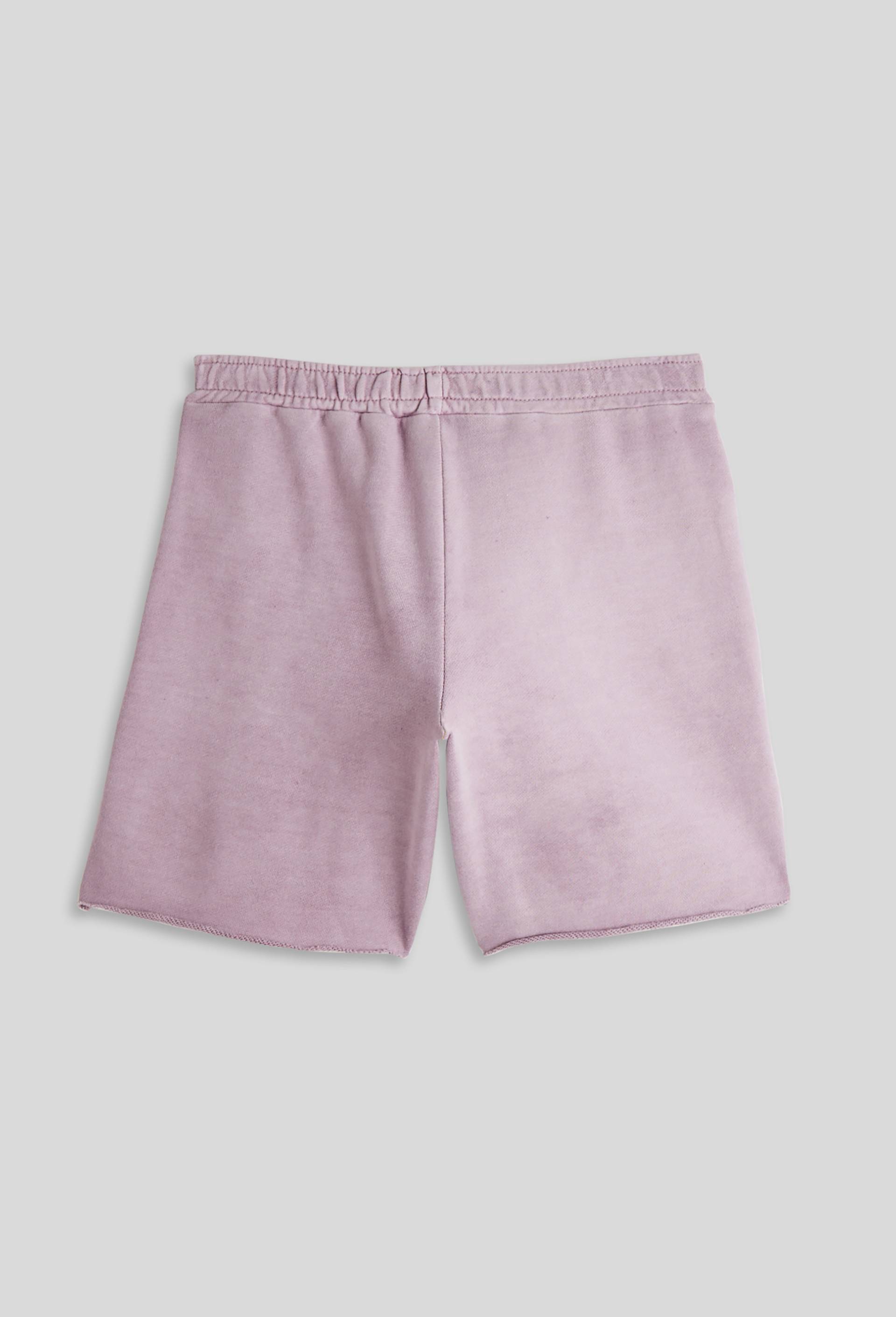 Short surteint confort avec détail empiècements poches et taille élastique, BIO, Violet, large image number 2