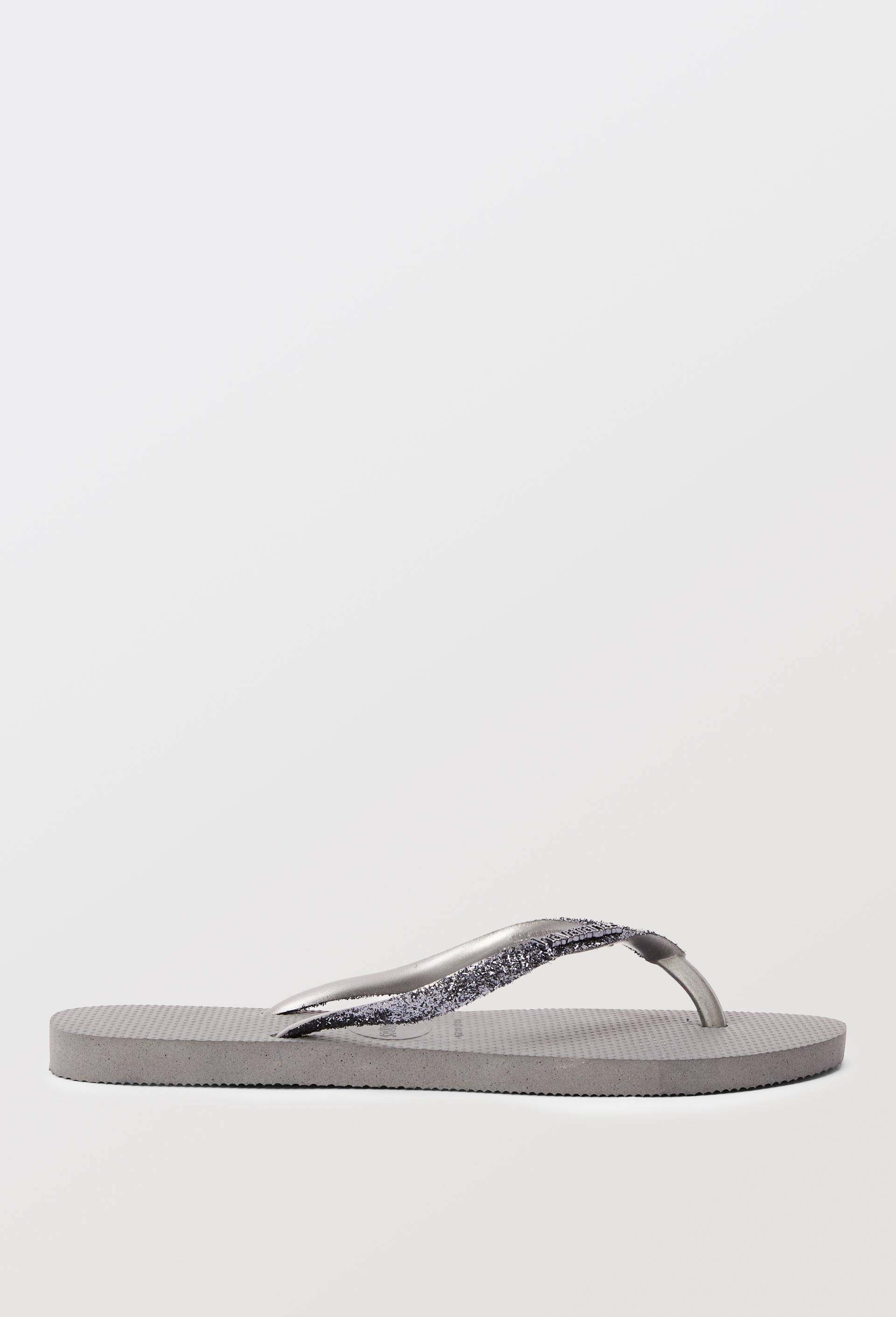Tongs Glitter Havaianas, Gris, large image number 1