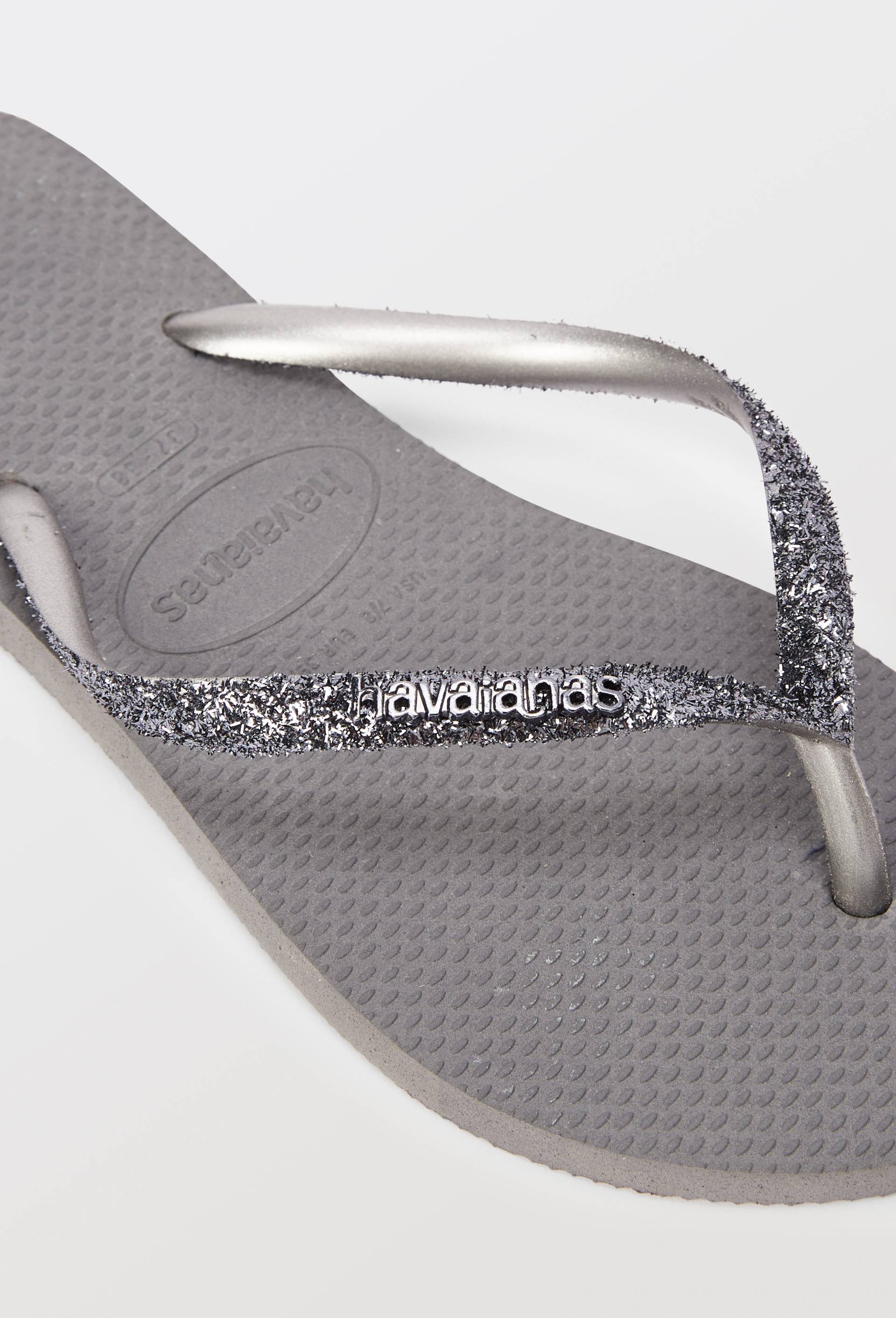 Tongs Glitter Havaianas, Gris, large image number 2