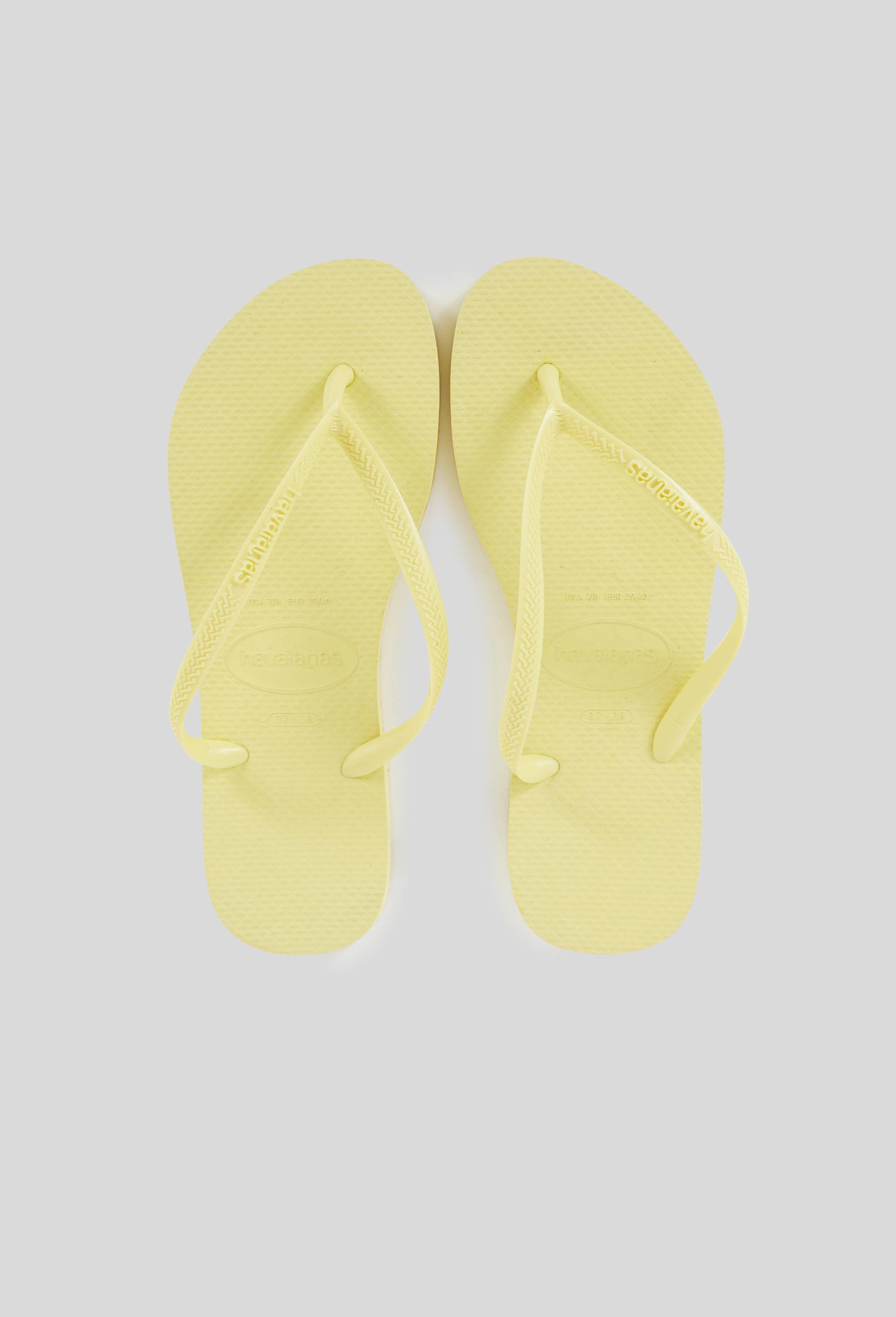Tong slim HAVAIANAS, Jaune clair, large image number 1