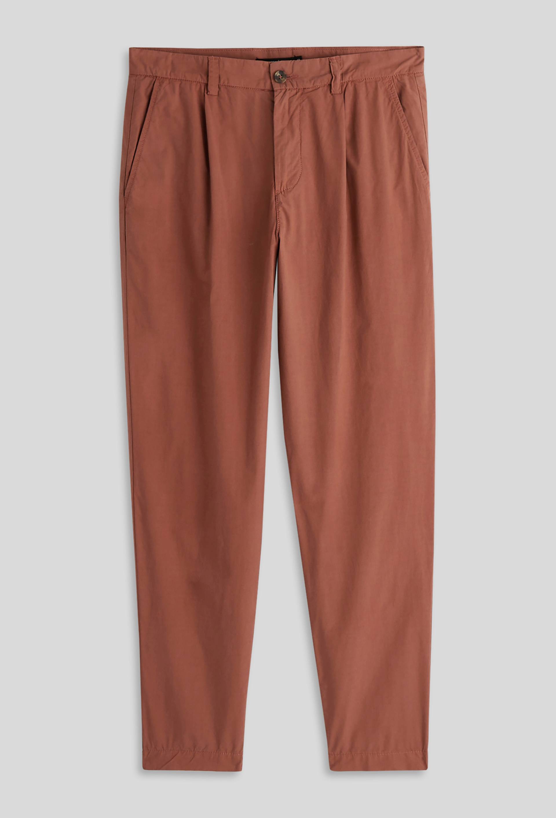 Pantalon en coton popeline, Oeko-tex, Brun, large image number 2