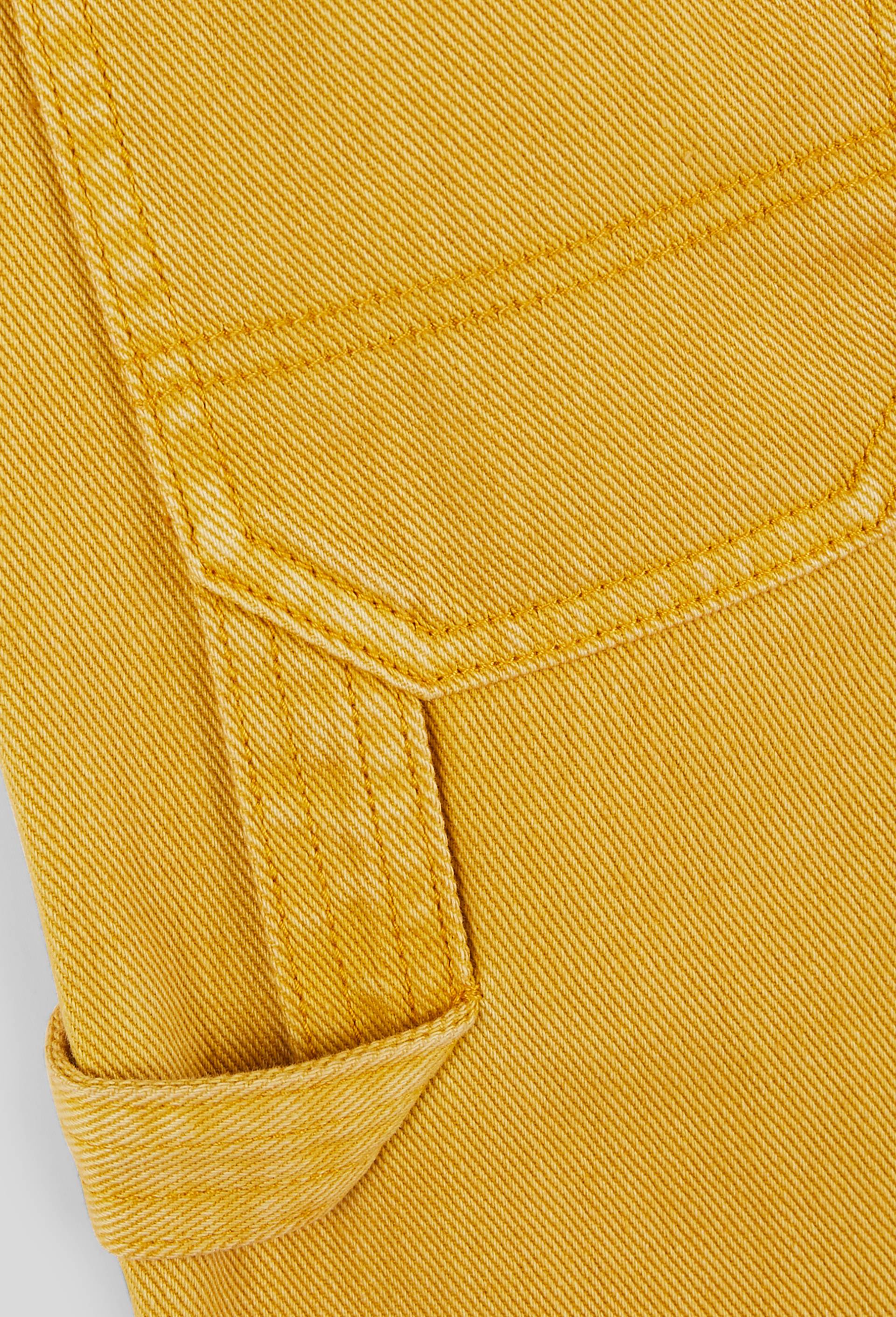 Pantalon large style cargo avec détails empiècements, Oeko-Tex, Jaune foncé, large image number 2