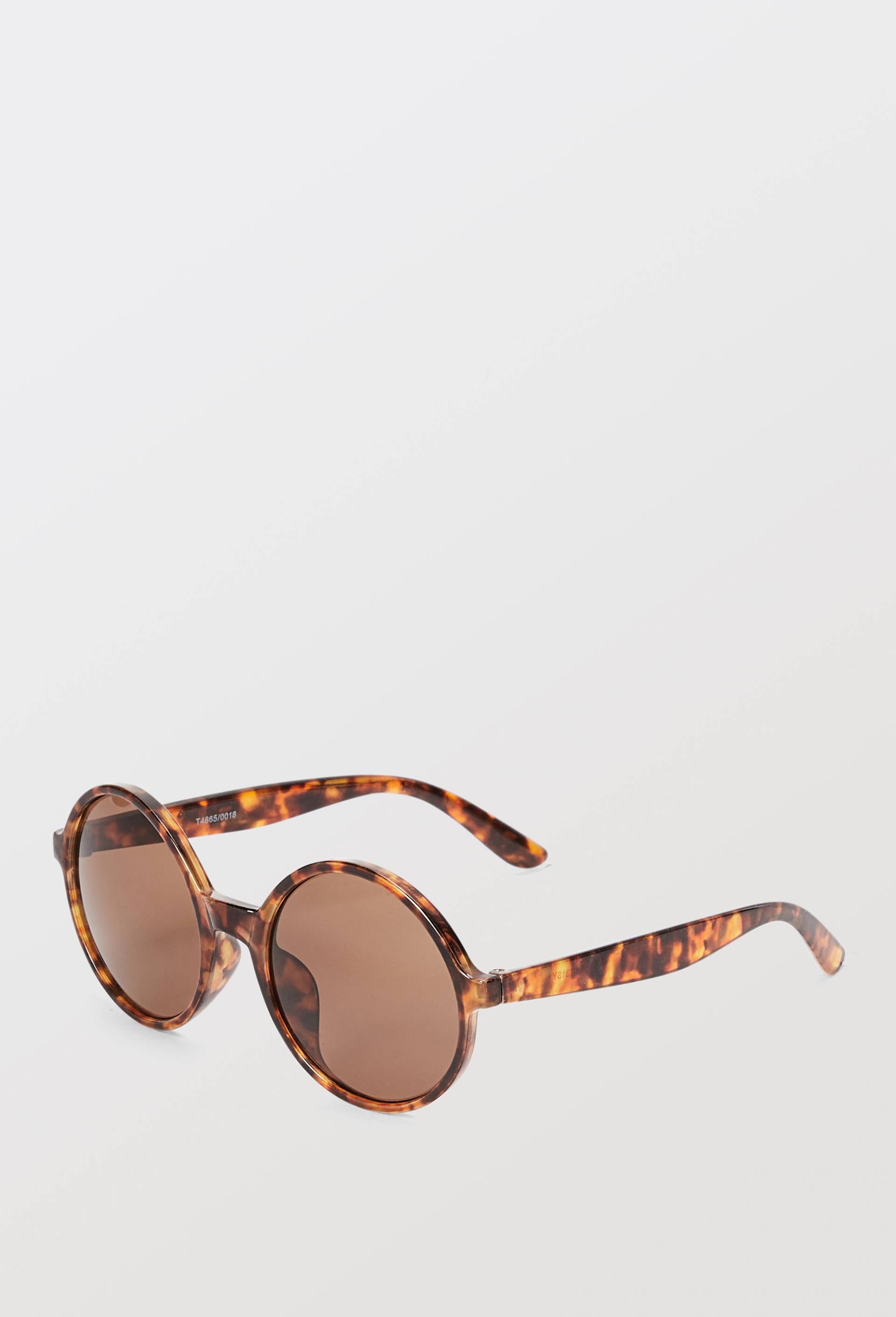 Lunettes de soleil rondes, Beige, large image number 0