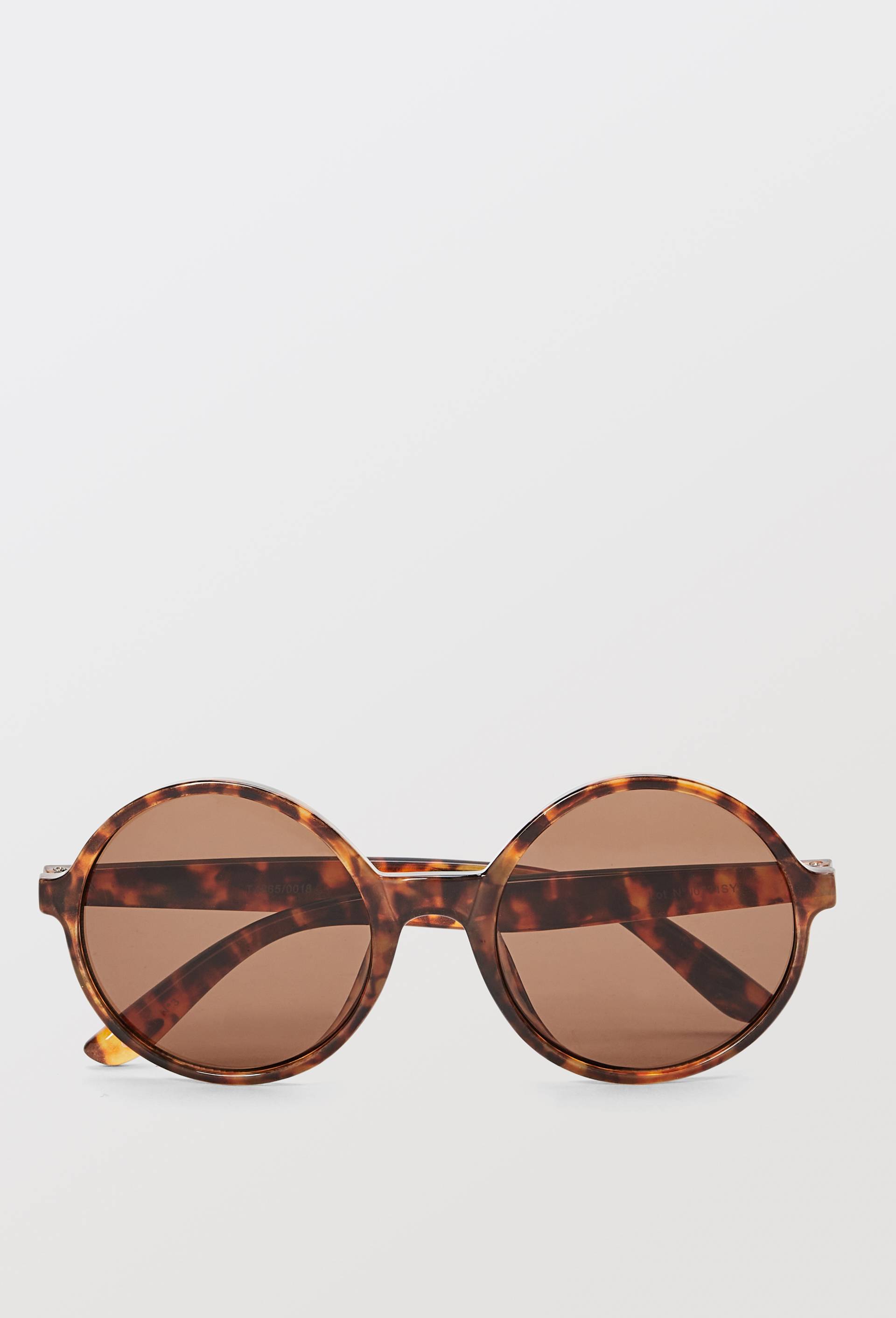 Lunettes de soleil rondes, Beige, large image number 1