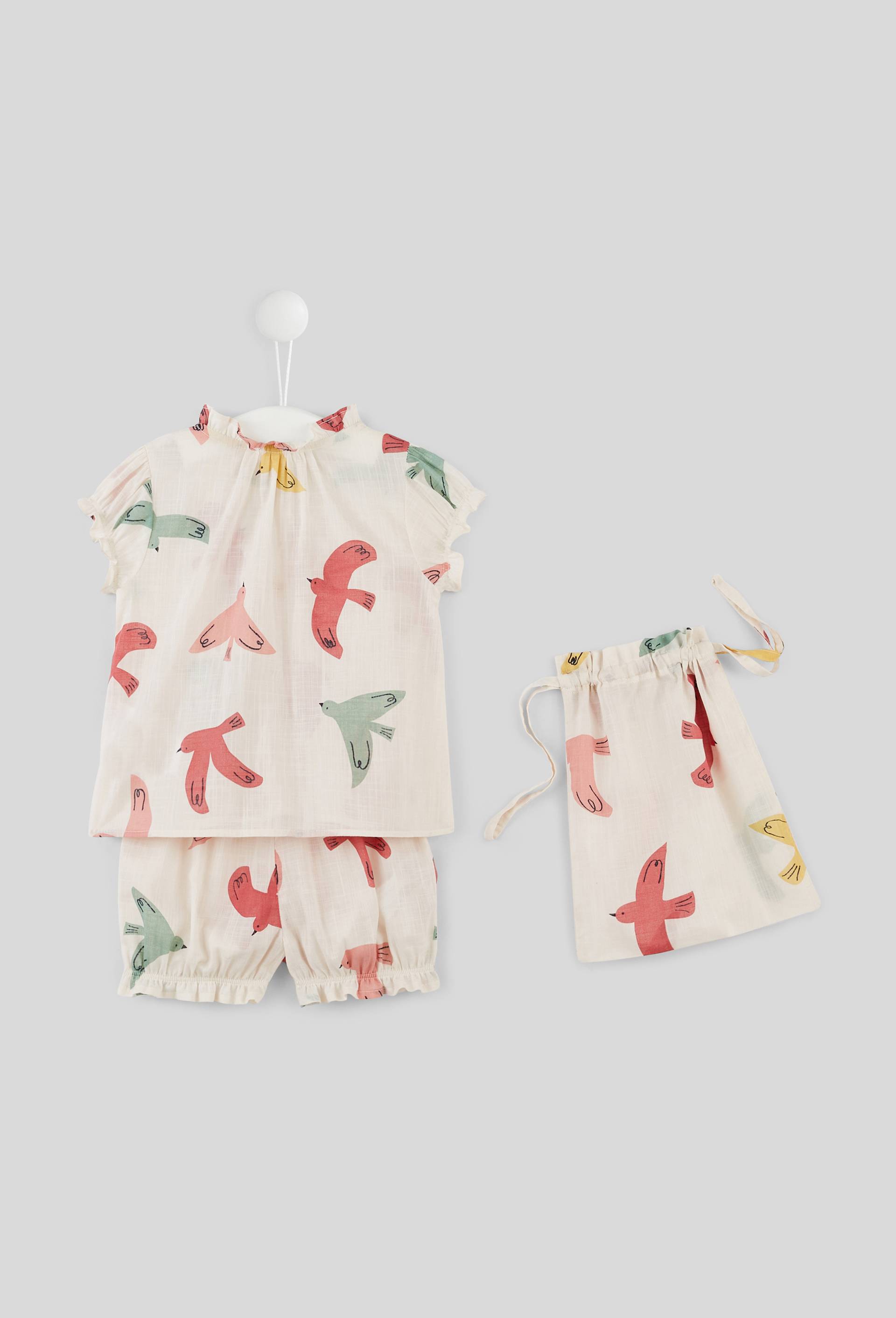 Pyjama,  en coton BIO, Oeko-Tex, Beige clair, large image number 1.0