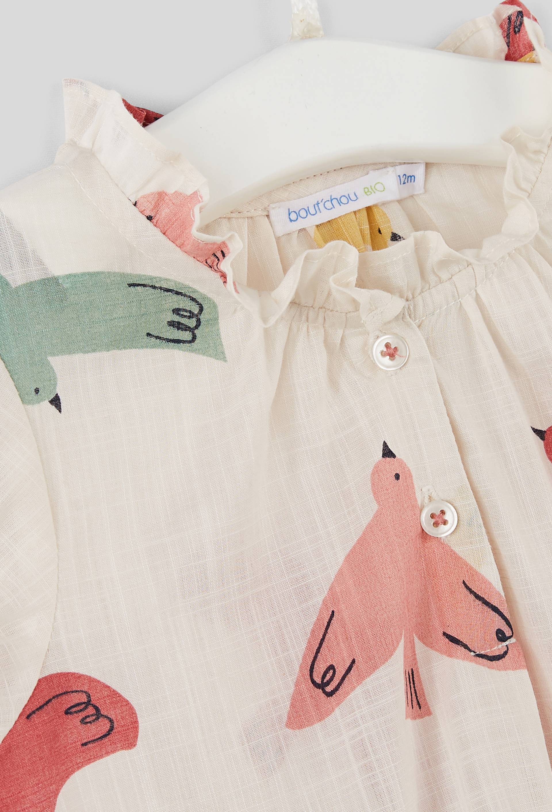 Pyjama,  en coton BIO, Oeko-Tex, Beige clair, large image number 2.0