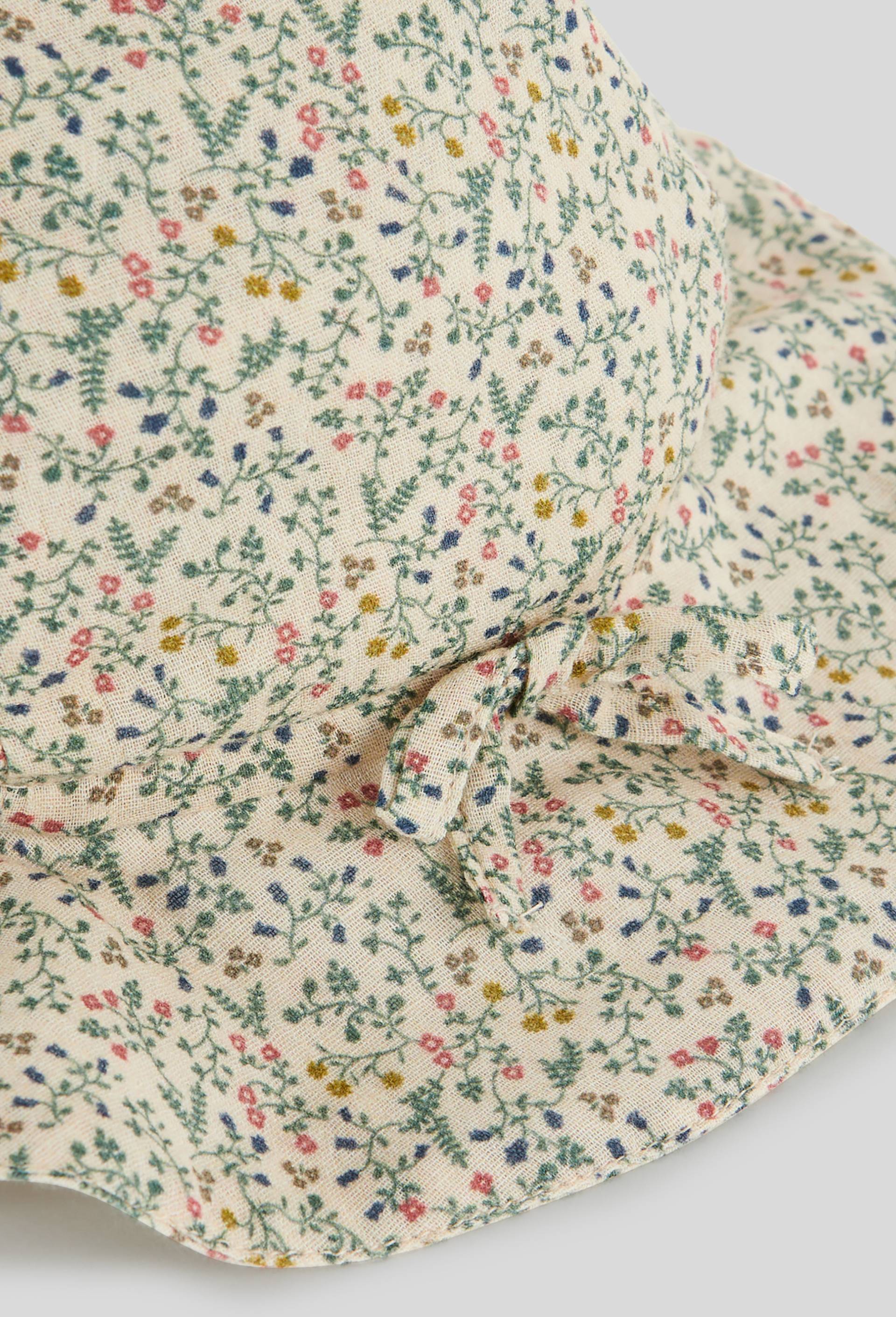 Chapeau cloche imprimé, Oeko-tex, Beige clair, large image number 2.0