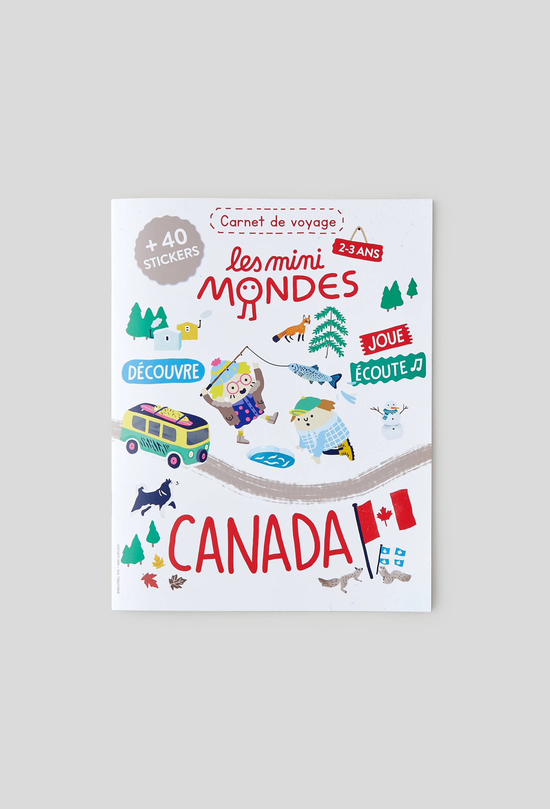 Carnet de voyage, Canada, 1-3 ans, Multicolore, large image number 0.0