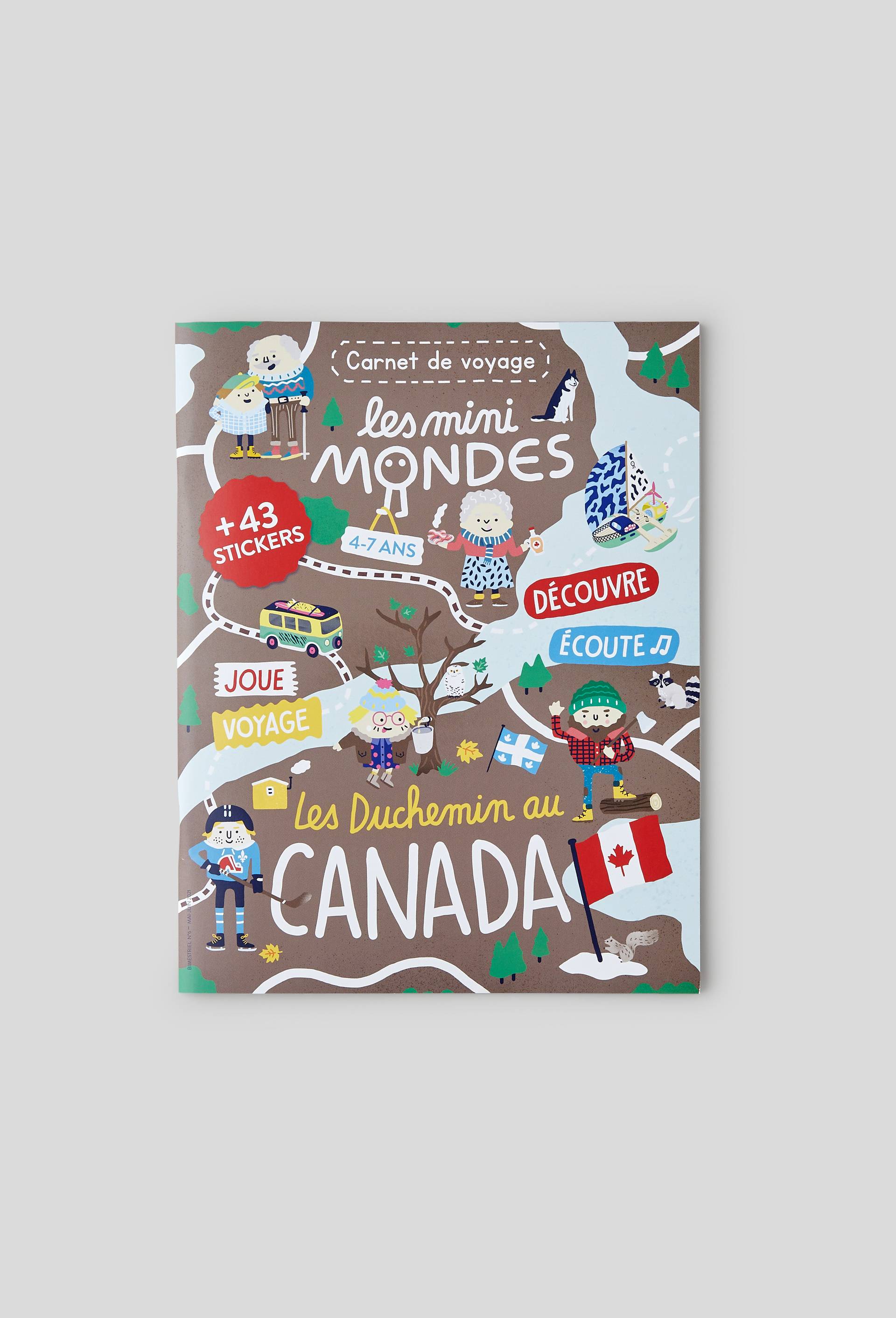 Carnet de voyage, Canada, 4-7 ans, Multicolore, large image number 0