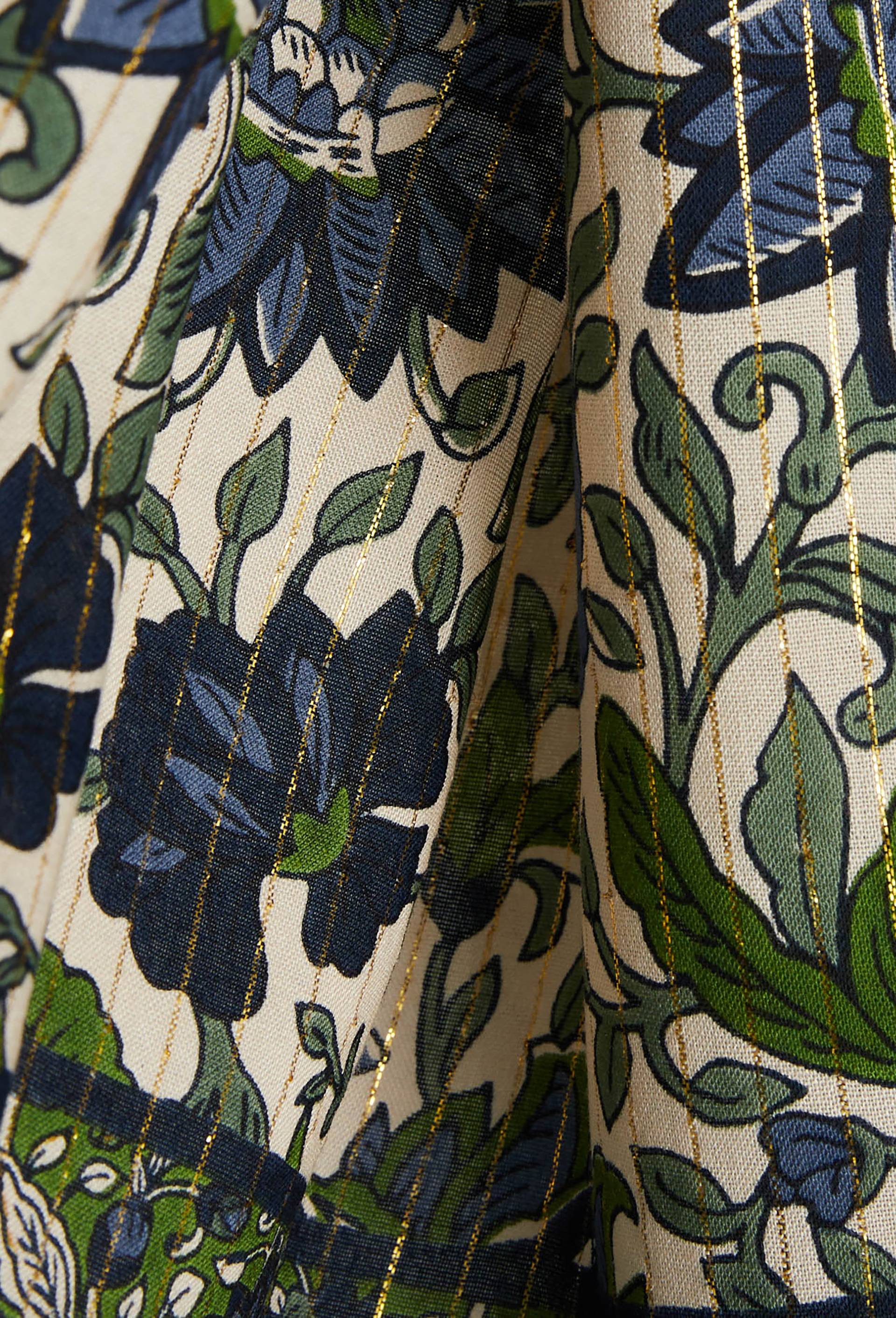 Etole imprimée fleurs, Beige clair, large image number 2