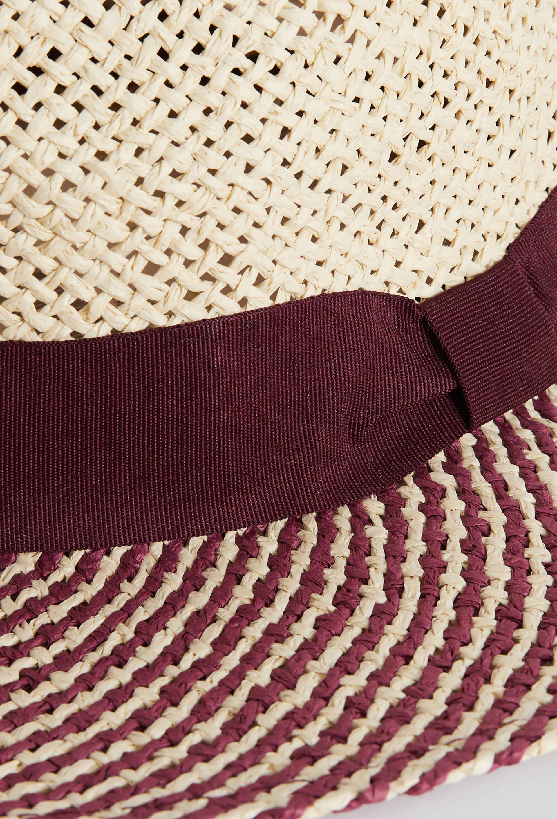 Chapeau bicolore, Rouge foncé, large image number 1