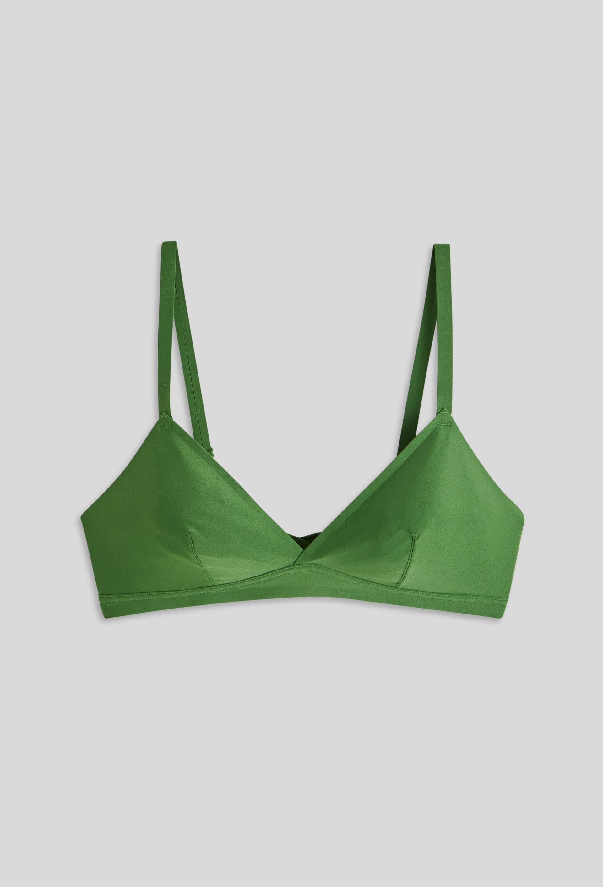 Soutien-gorge triangle JULIA en microfibre, Oeko-Tex, Vert, large image number 2