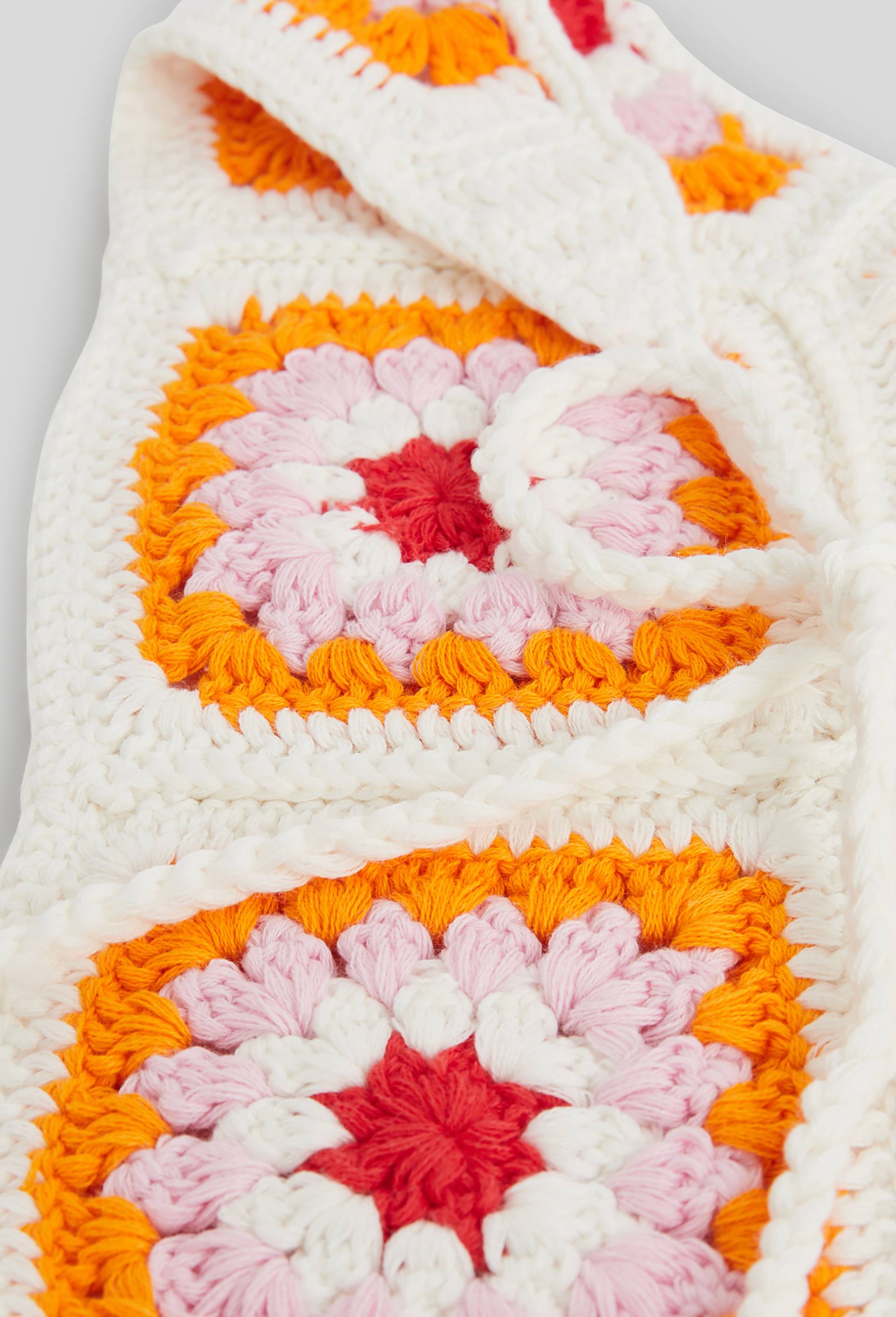 Fichu en crochet, Beige clair, large image number 1